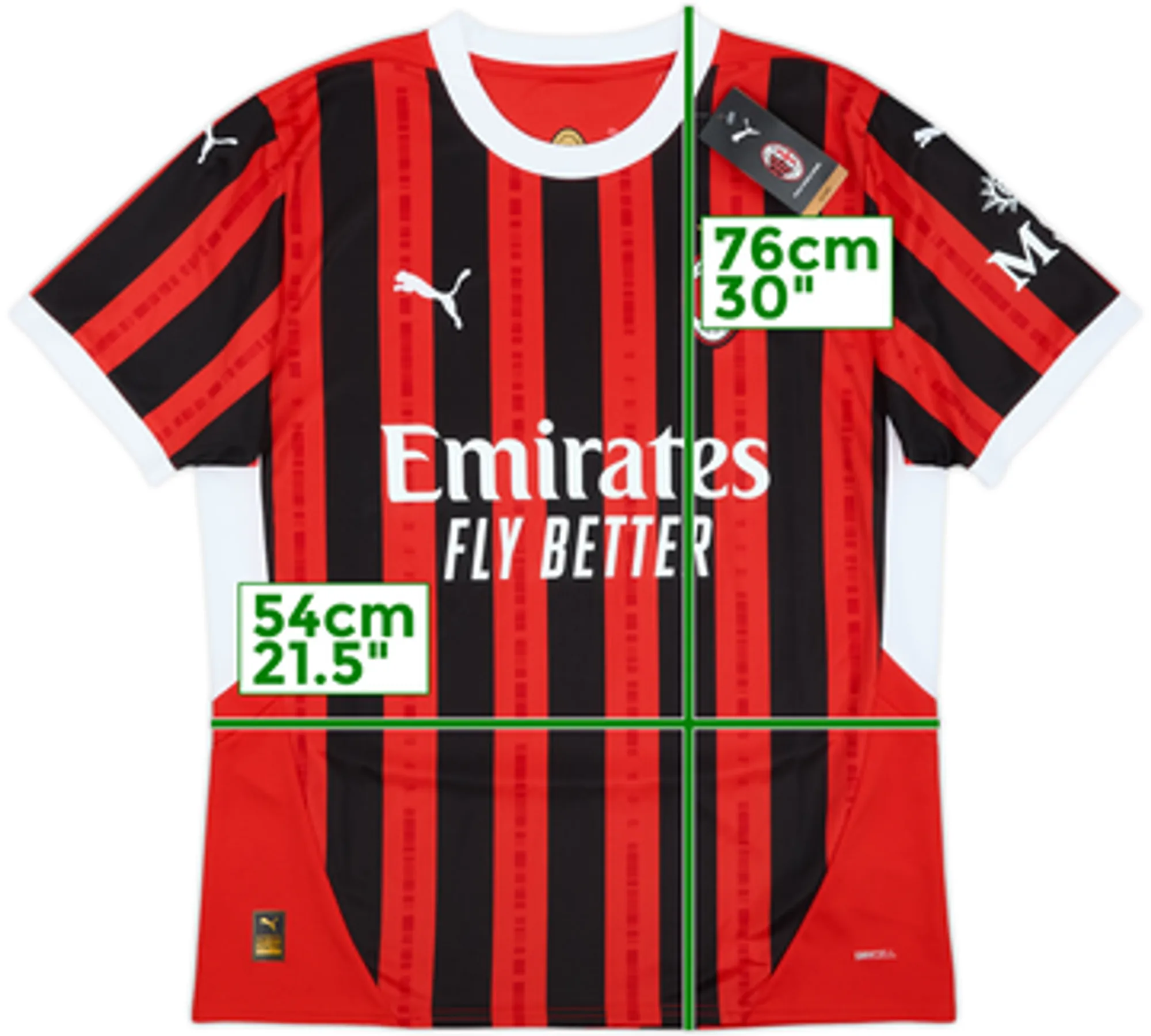 2024-25 AC Milan Home Shirt (L)