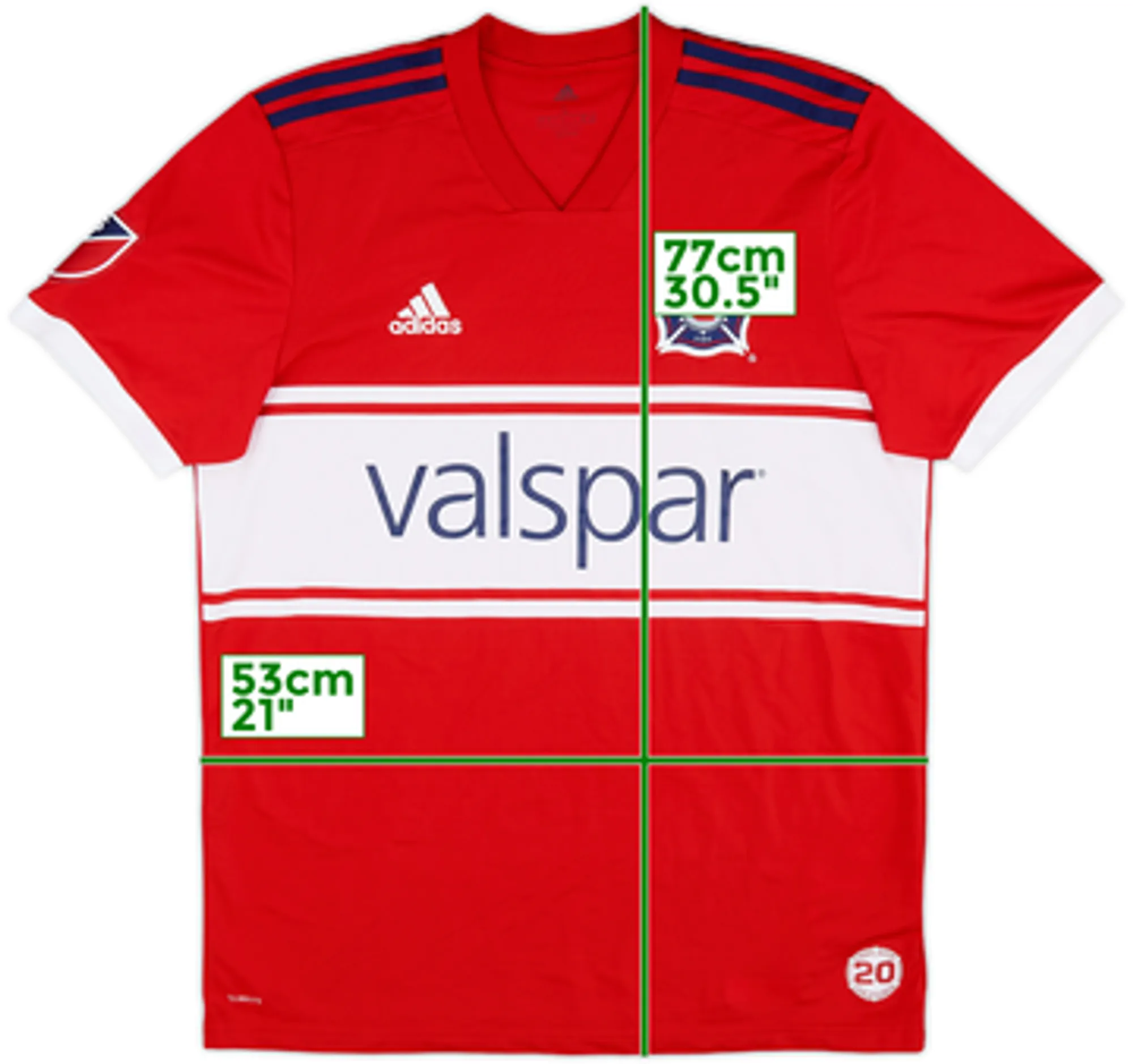 2018 Chicago Fire Home Shirt - 10/10 - (L)