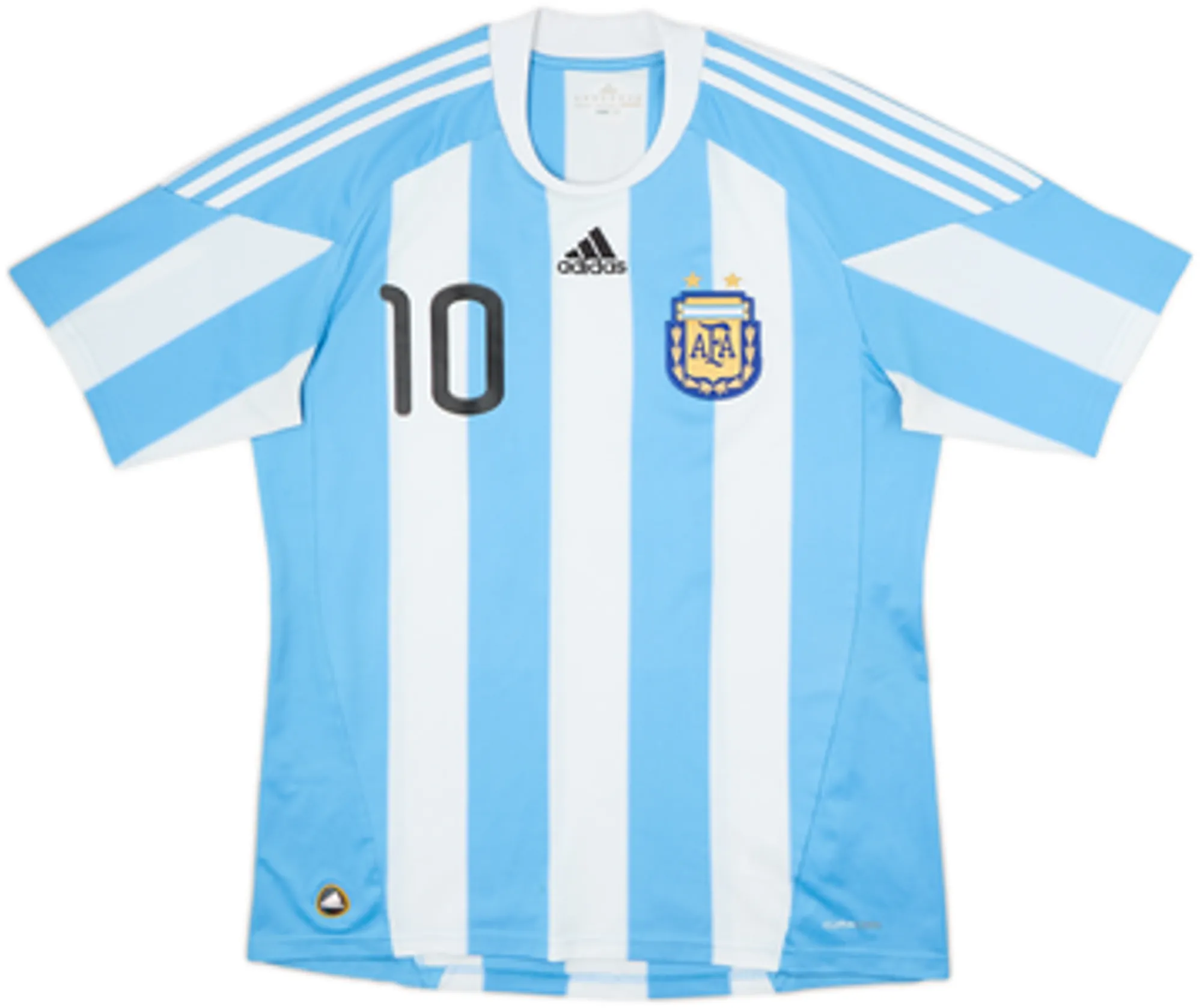 2010-11 Argentina Home Shirt Tevez #10 - 9/10 - (M)