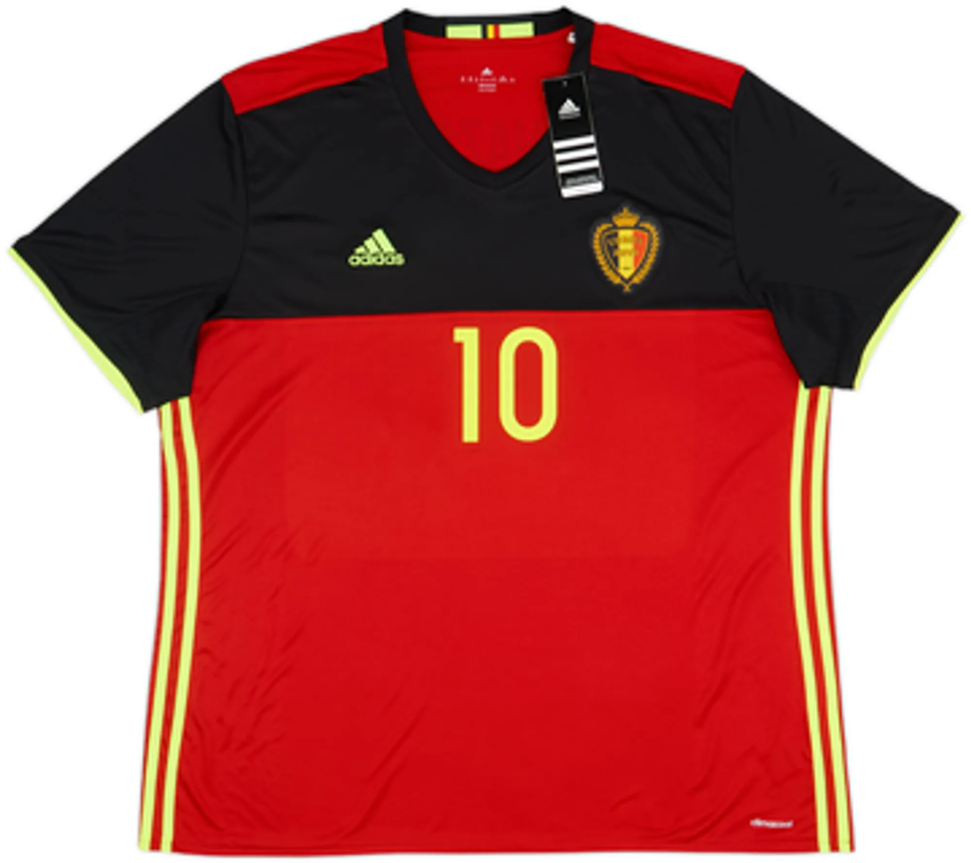 2016-17 Belgium Home Shirt E. Hazard #10 (XXL)
