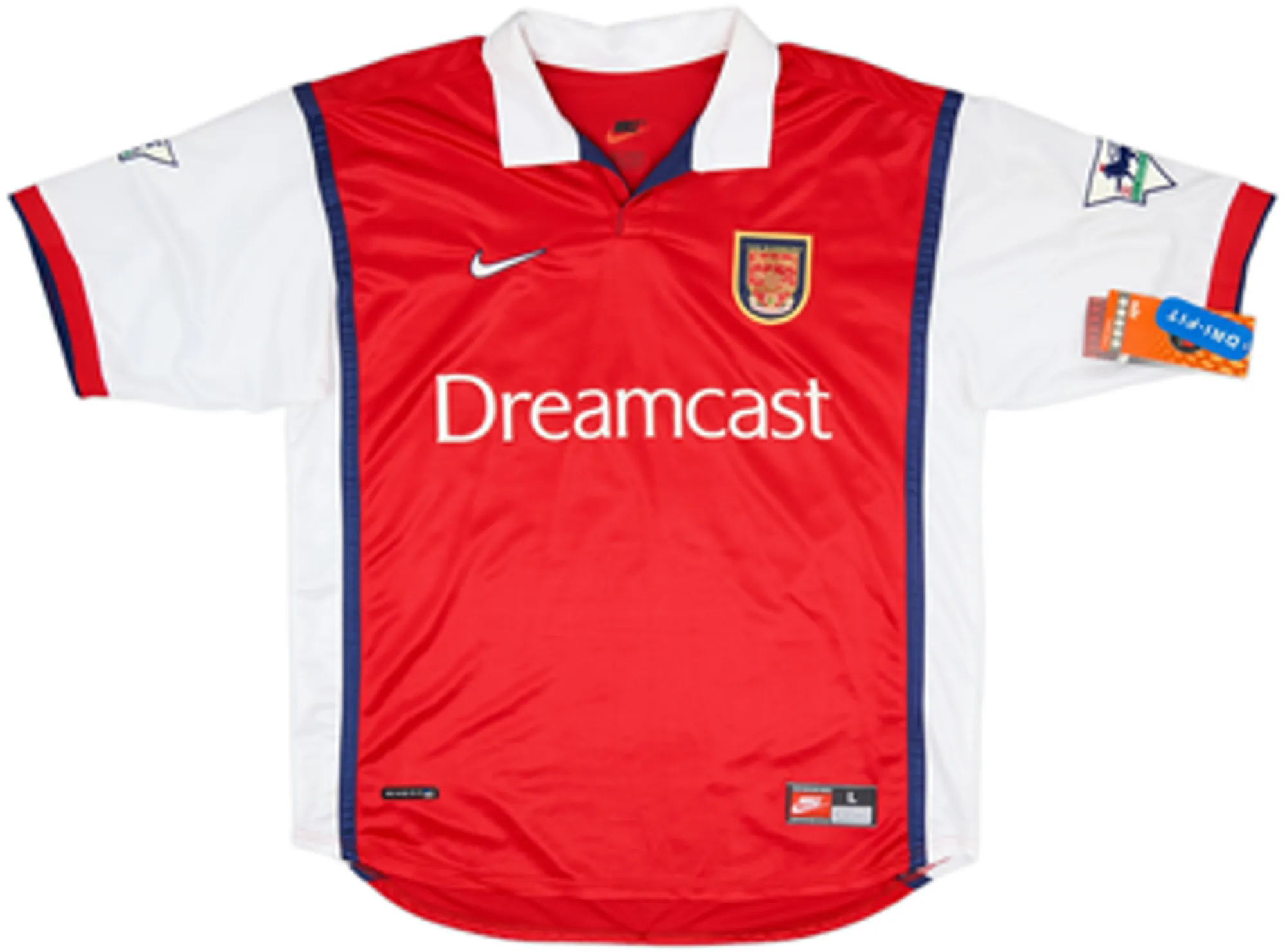 1999-00 Arsenal Home Shirt Bergkamp #10 (L)