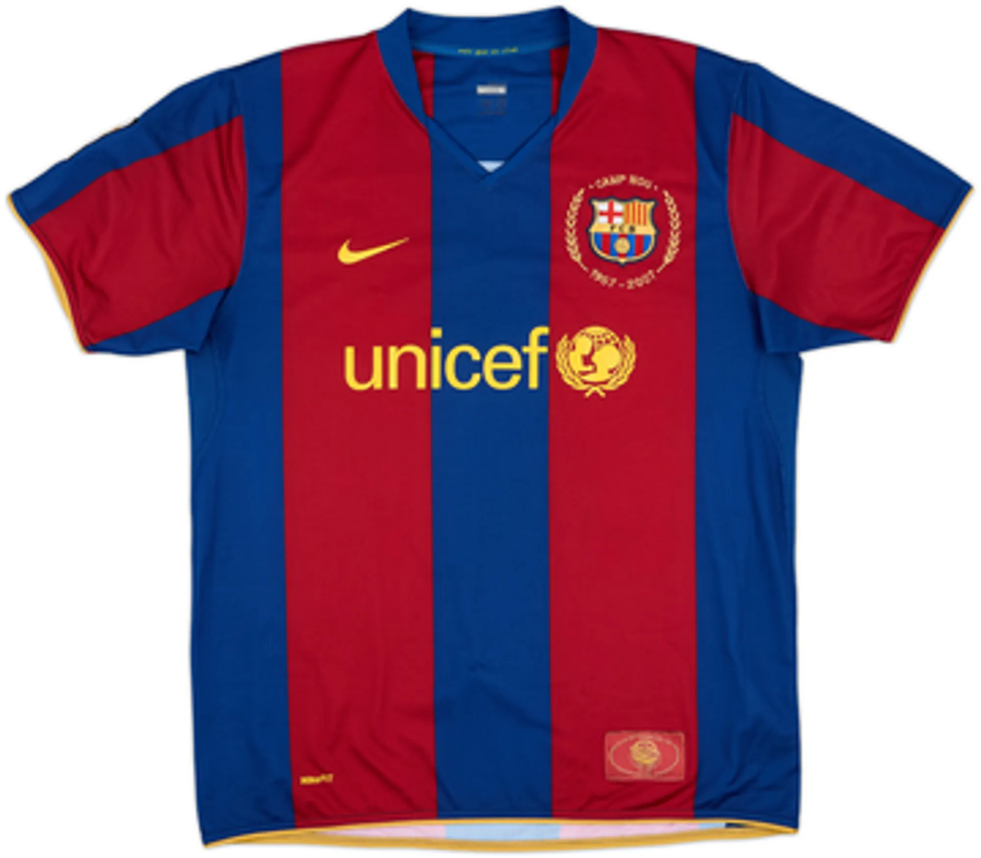 2007-08 Barcelona Home Shirt Zambrotta #11 - 9/10 - (L)