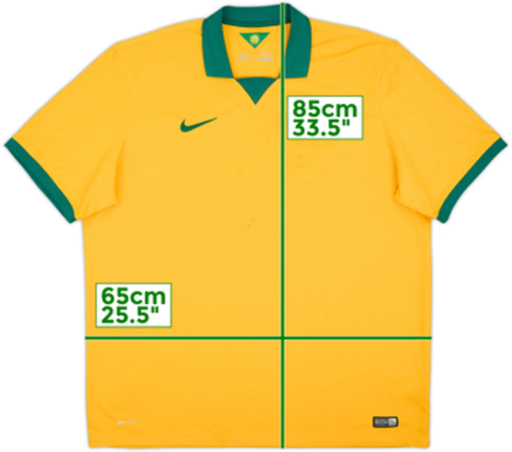 2014-15 Australia Home Shirt - 7/10 - (XXL)