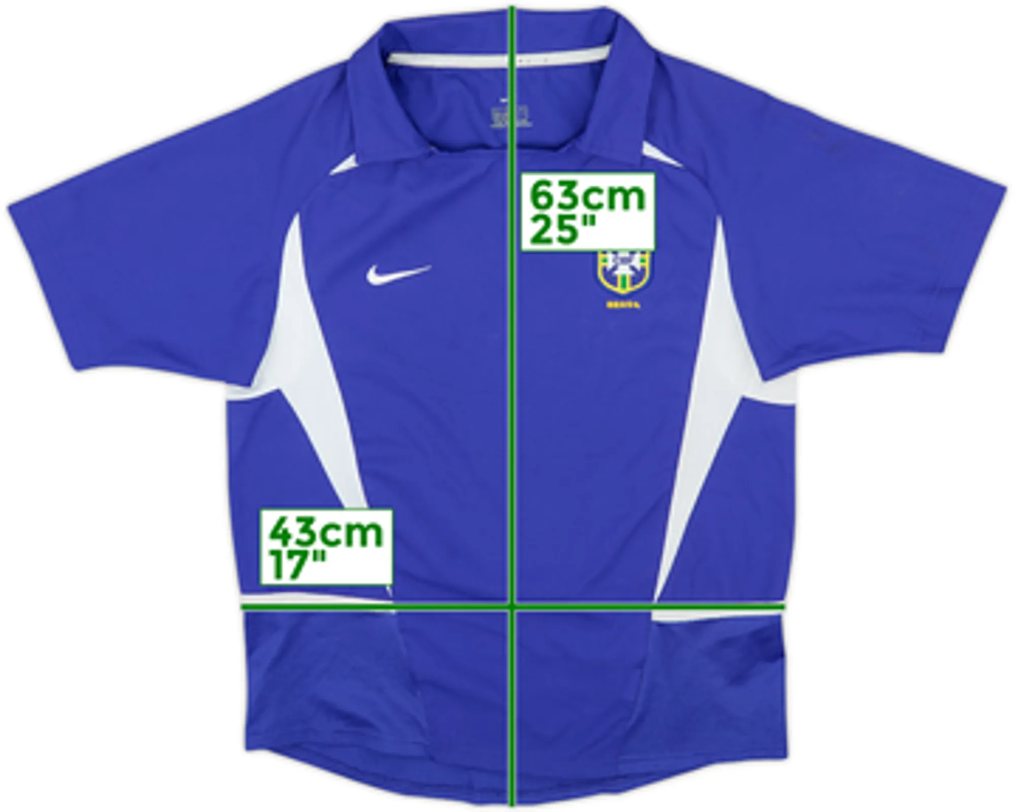 2002-04 Brazil Away Shirt - 6/10 - (L.Boys)