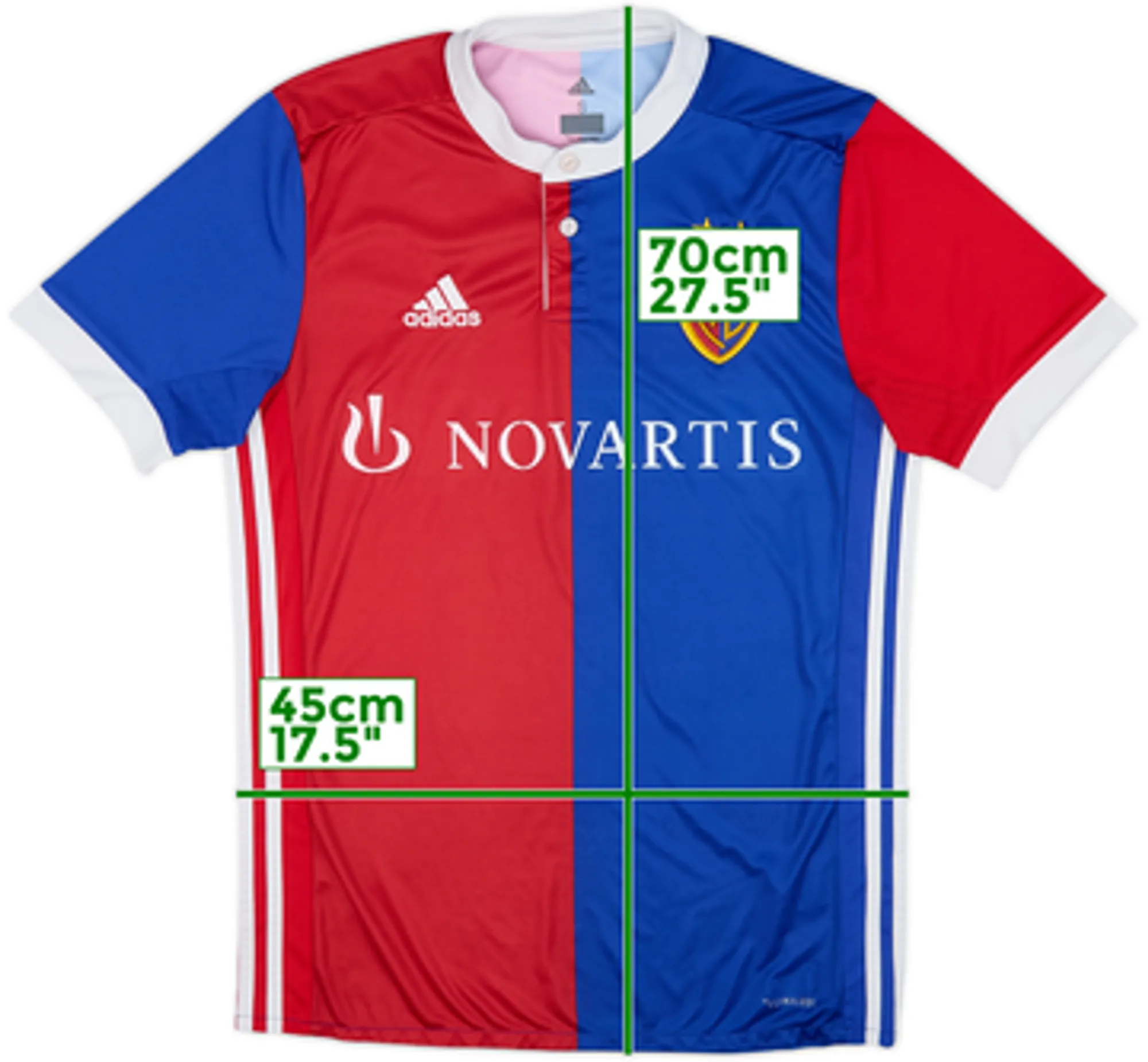 2017-18 FC Basel Home Shirt - 6/10 - (S)