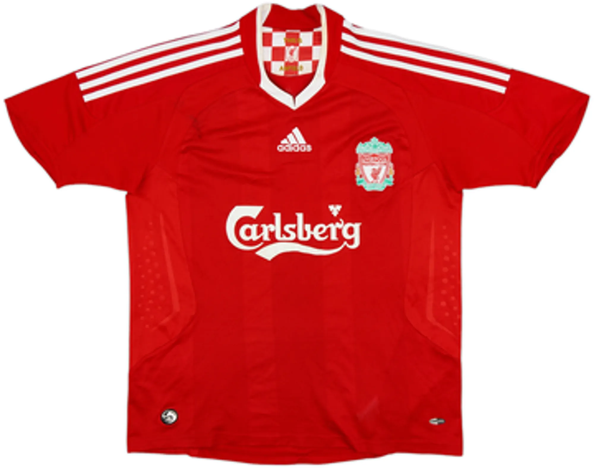 2008-10 Liverpool Home Shirt Agger #5 - 4/10 - (XL.Boys)