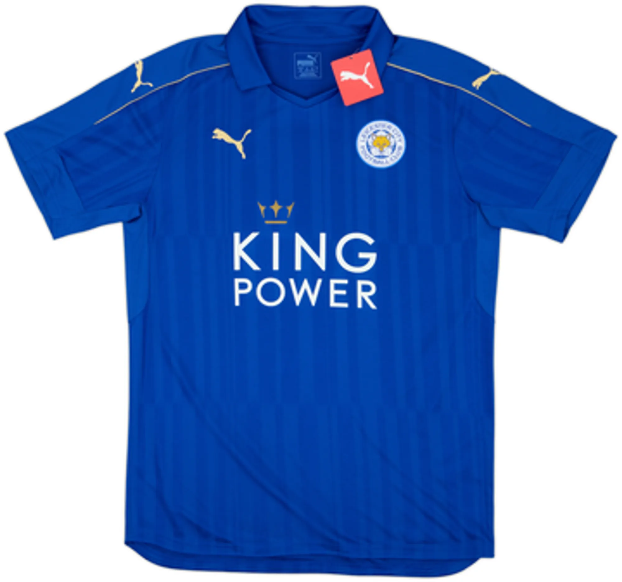 2016-17 Leicester Home Shirt Vardy #9 (L)