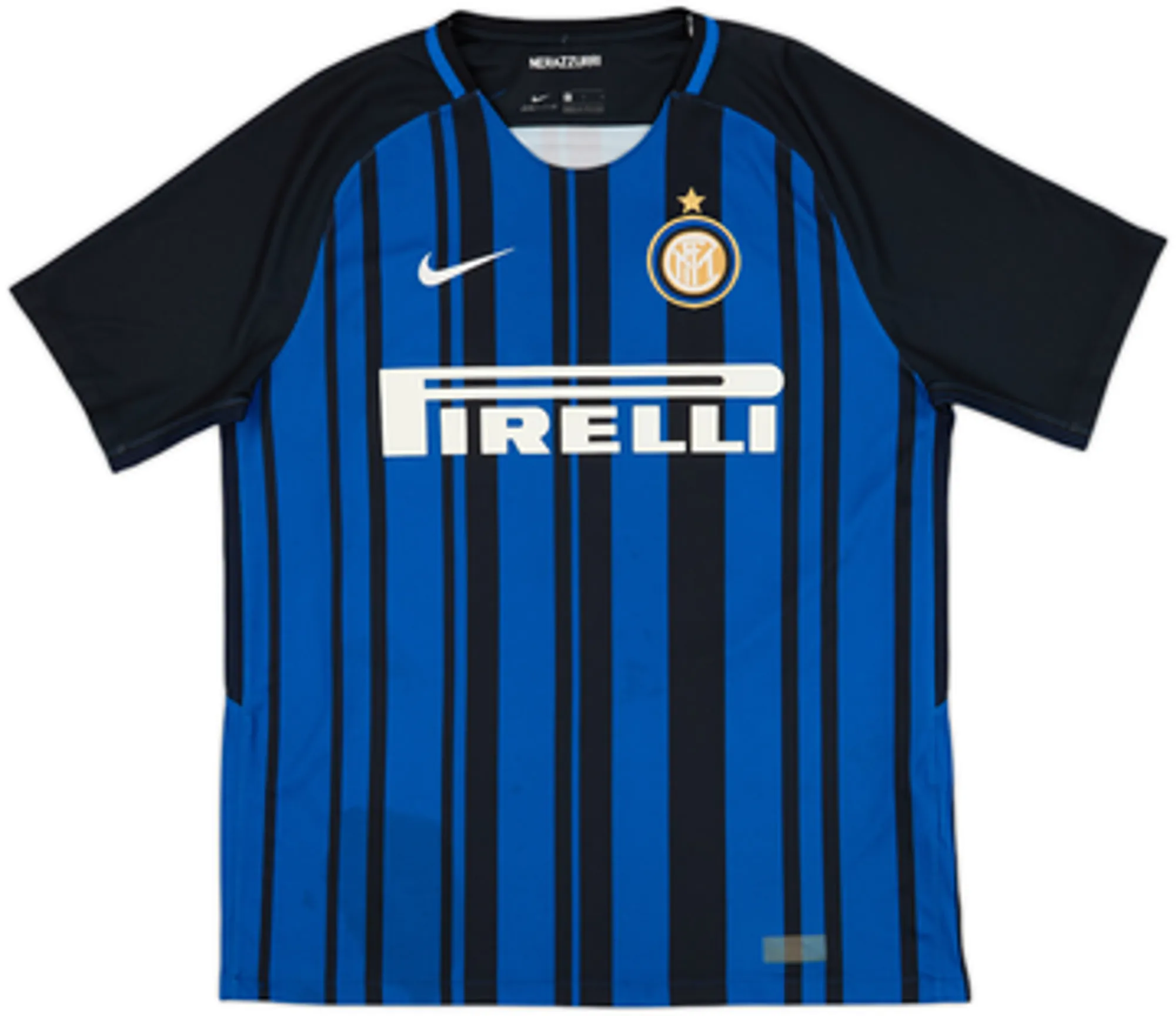 2017-18 Inter Milan Home Shirt Candreva #87 - 6/10 - (L)