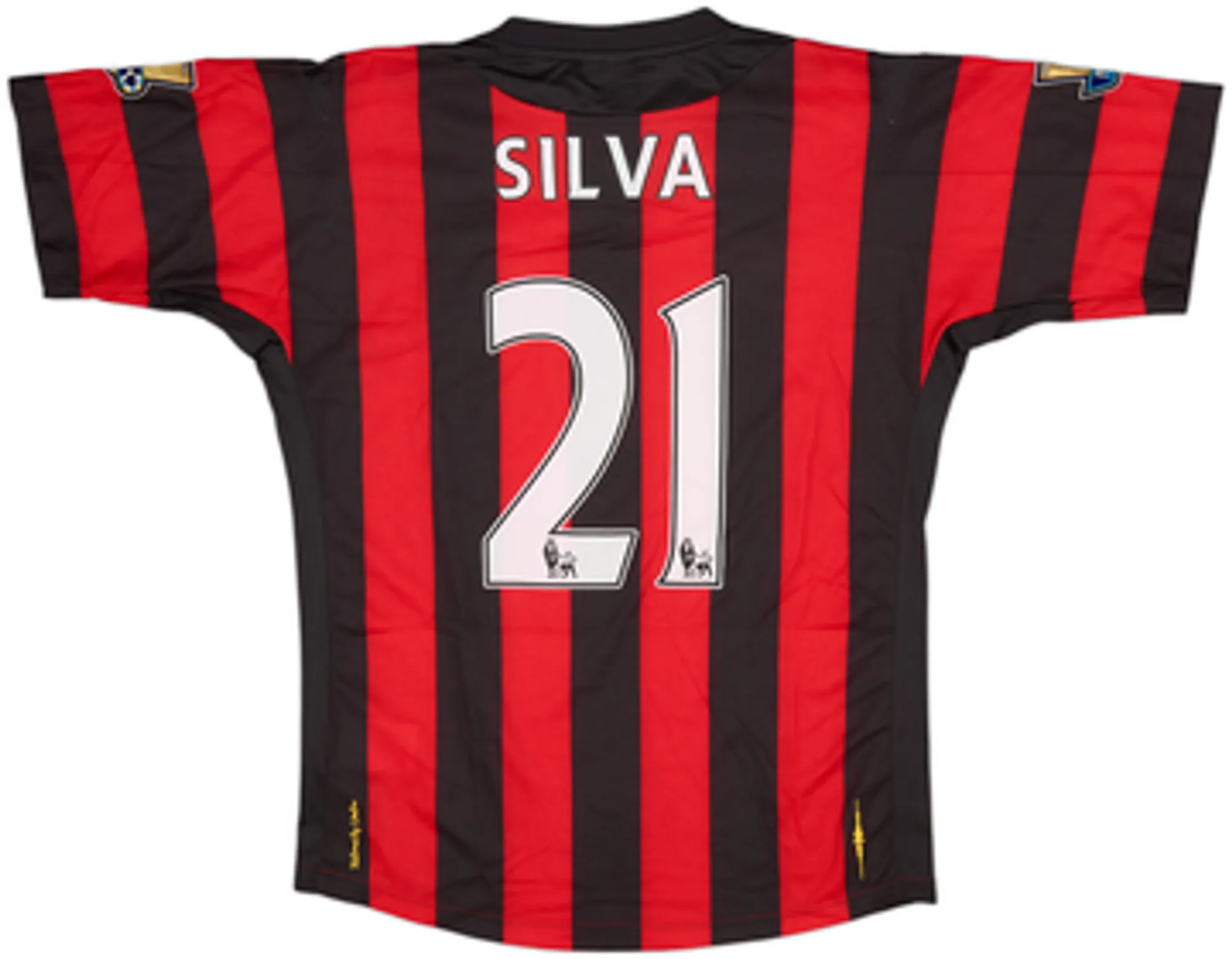 2011-12 Manchester City Away Shirt Silva #21 (S)