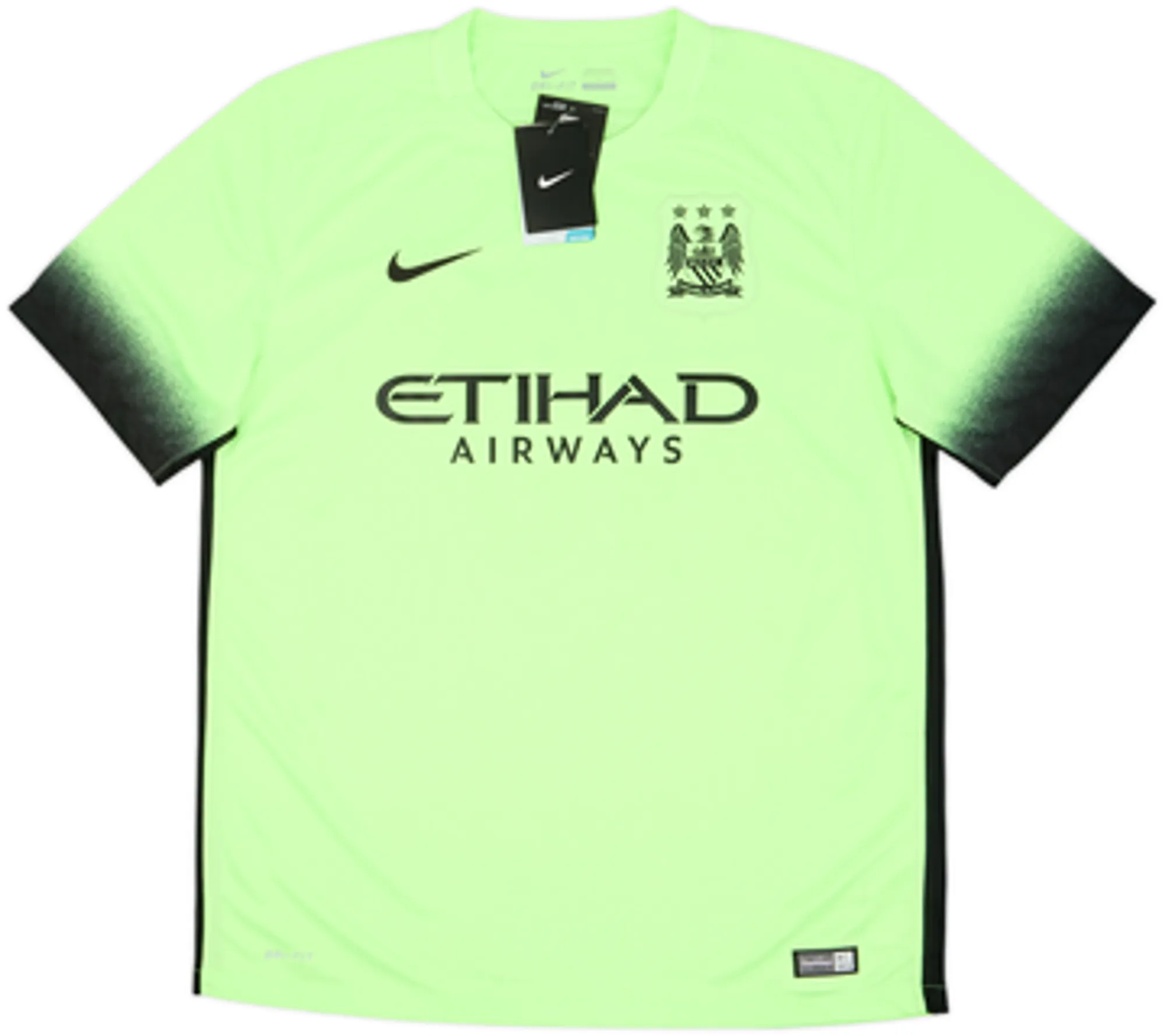 2015-16 Manchester City Third Shirt Kun Aguero #10 (L)