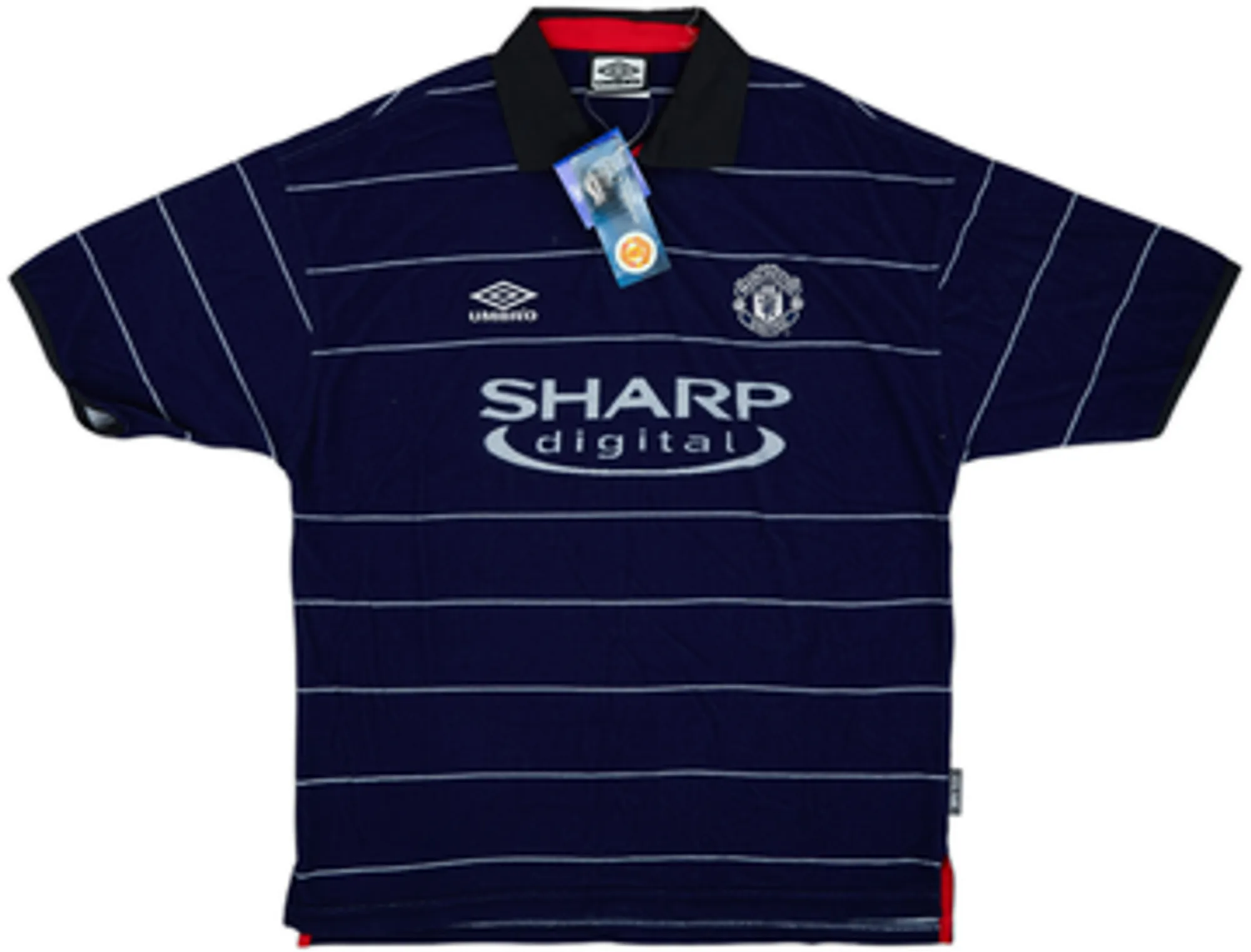 1999-00 Manchester United Away Shirt Beckham #7 (M)
