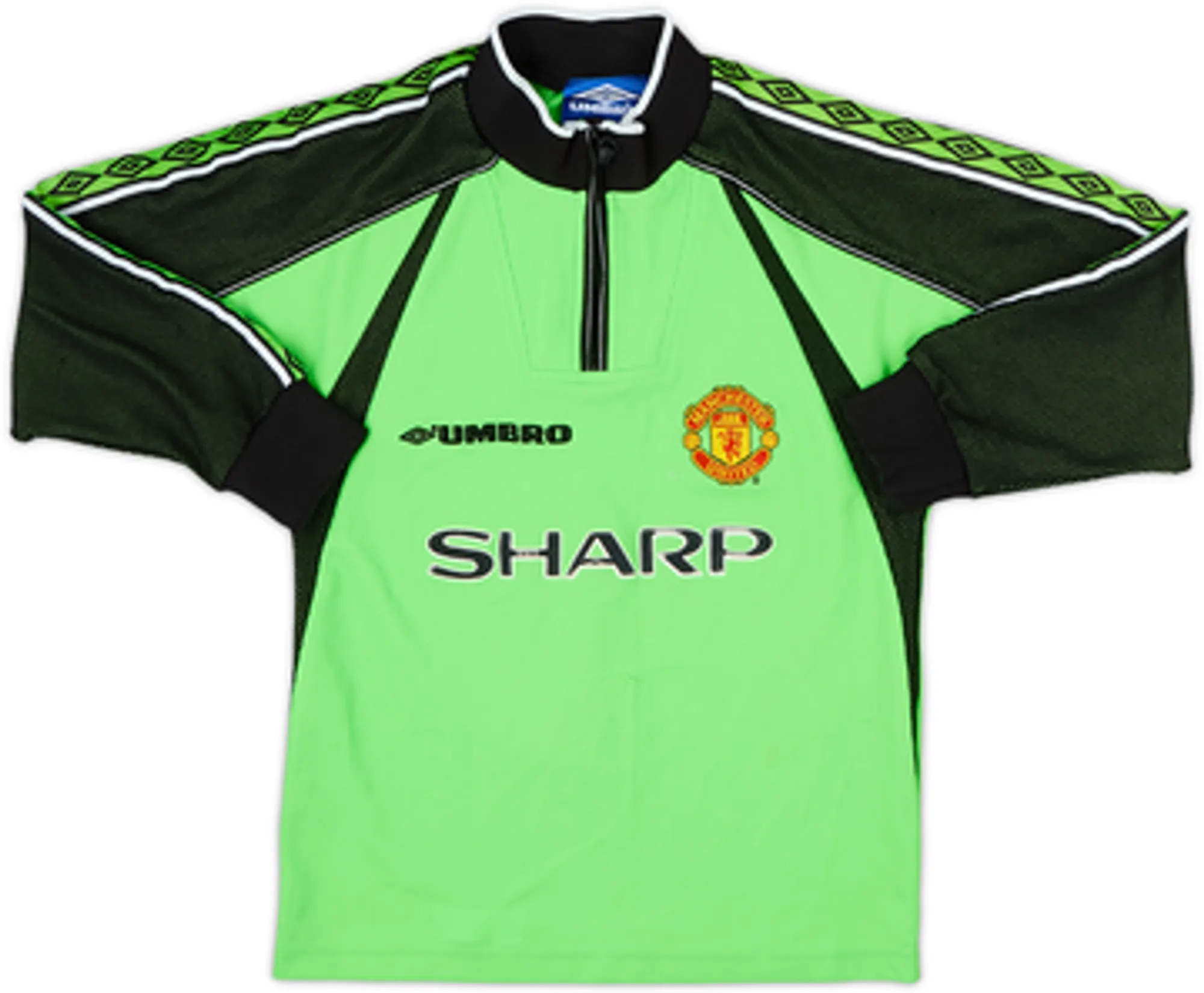 1998-99 Manchester United GK Shirt Schmeichel #1 - 5/10 - (S.Boys)