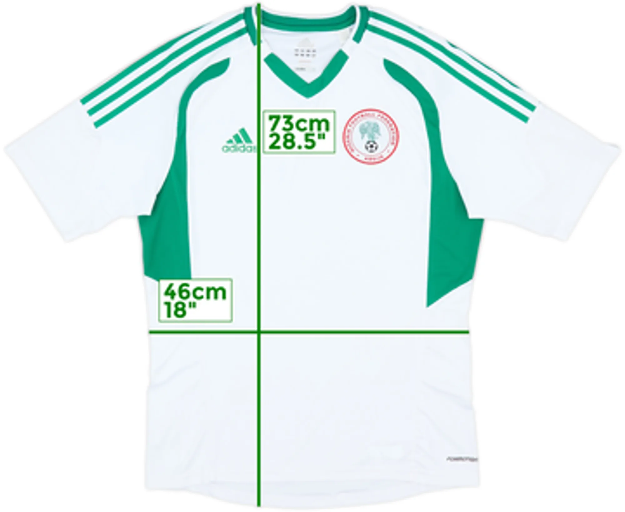 2012-14 Nigeria Authentic Away Shirt - 8/10 - (M)