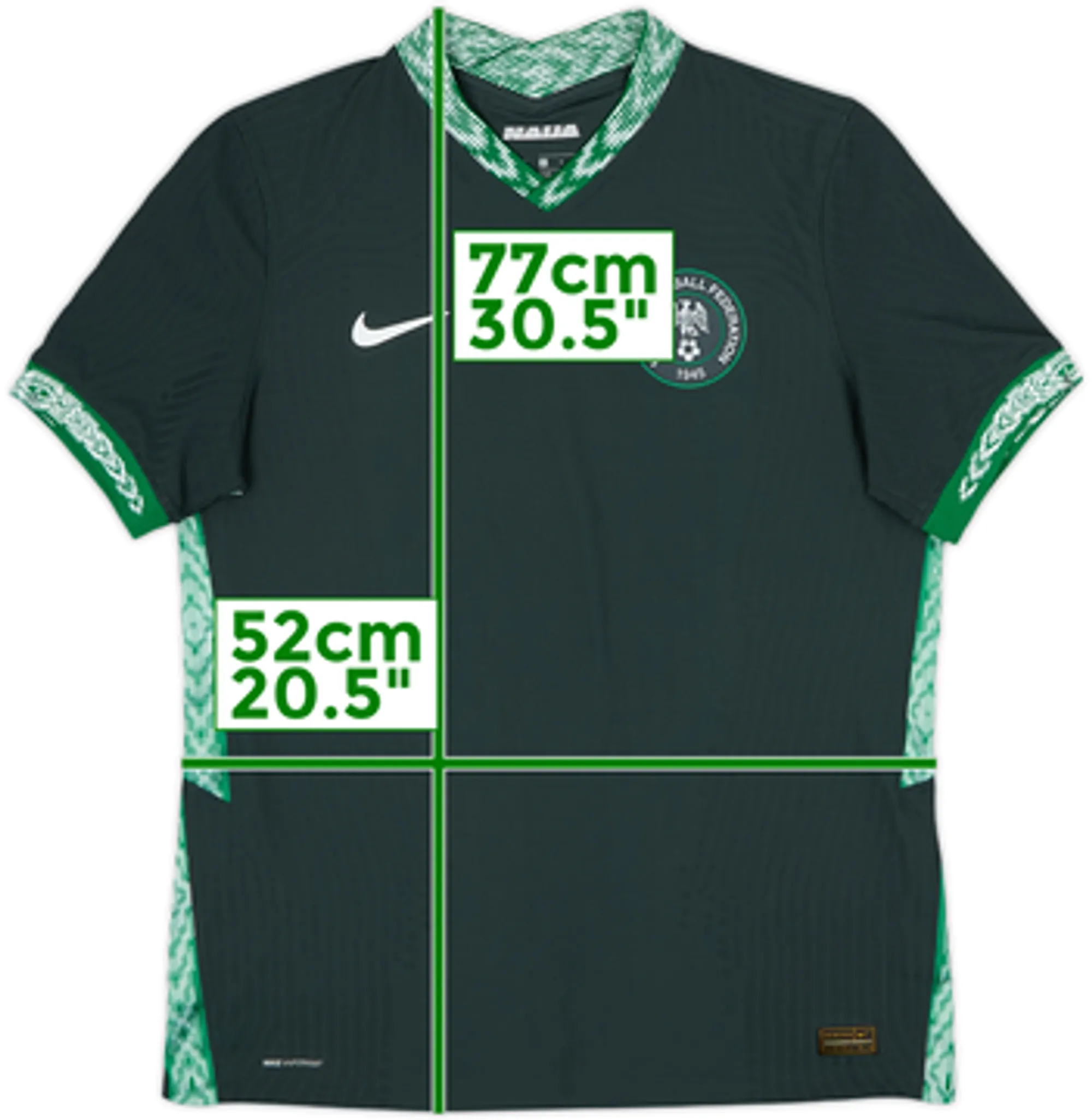 2020-21 Nigeria Authentic Away Shirt - 10/10 - (L)