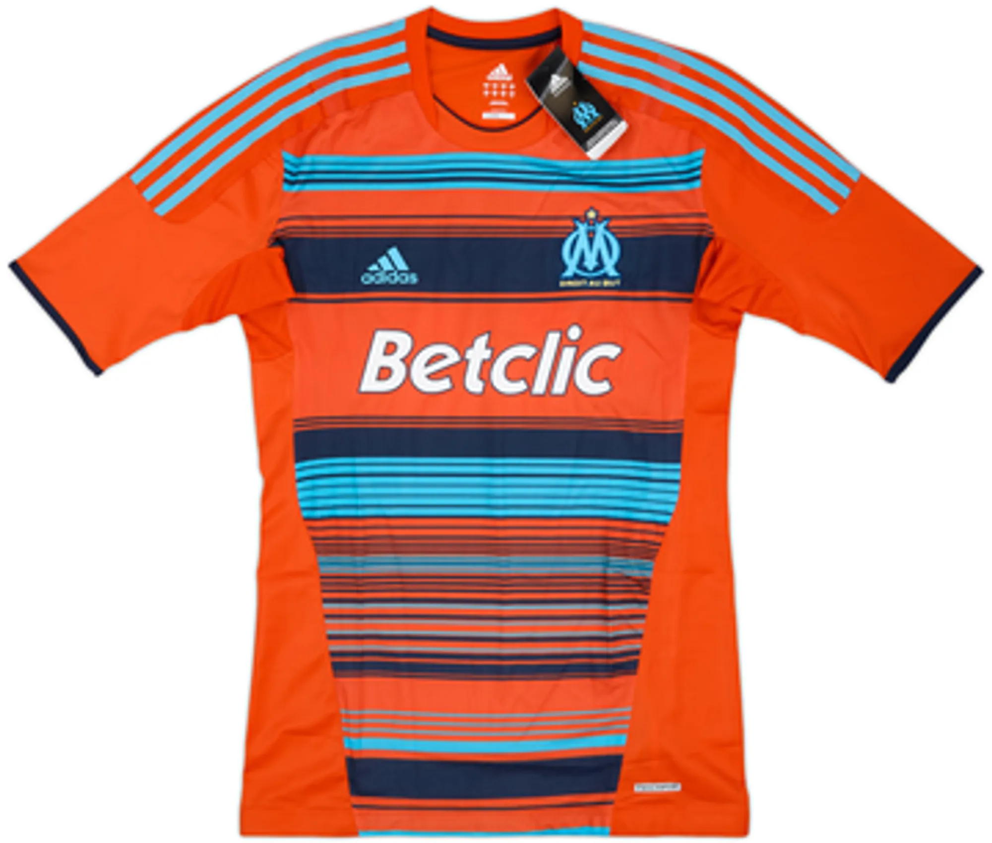 2011-12 Olympique Marseille Player Issue TechFit Third Shirt Remy #11 (M)