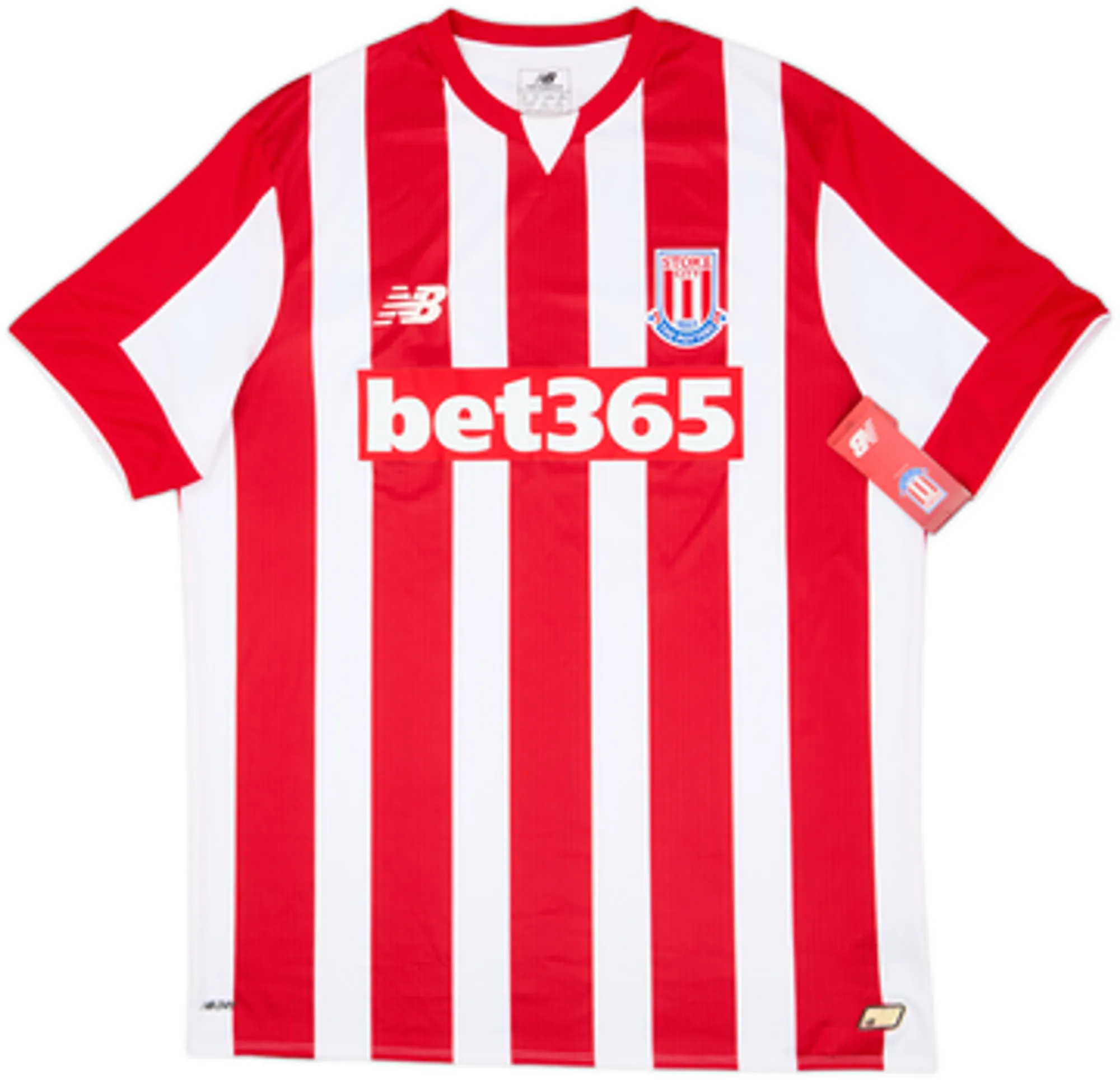 2015-16 Stoke City Home Shirt Crouch #25 (L)
