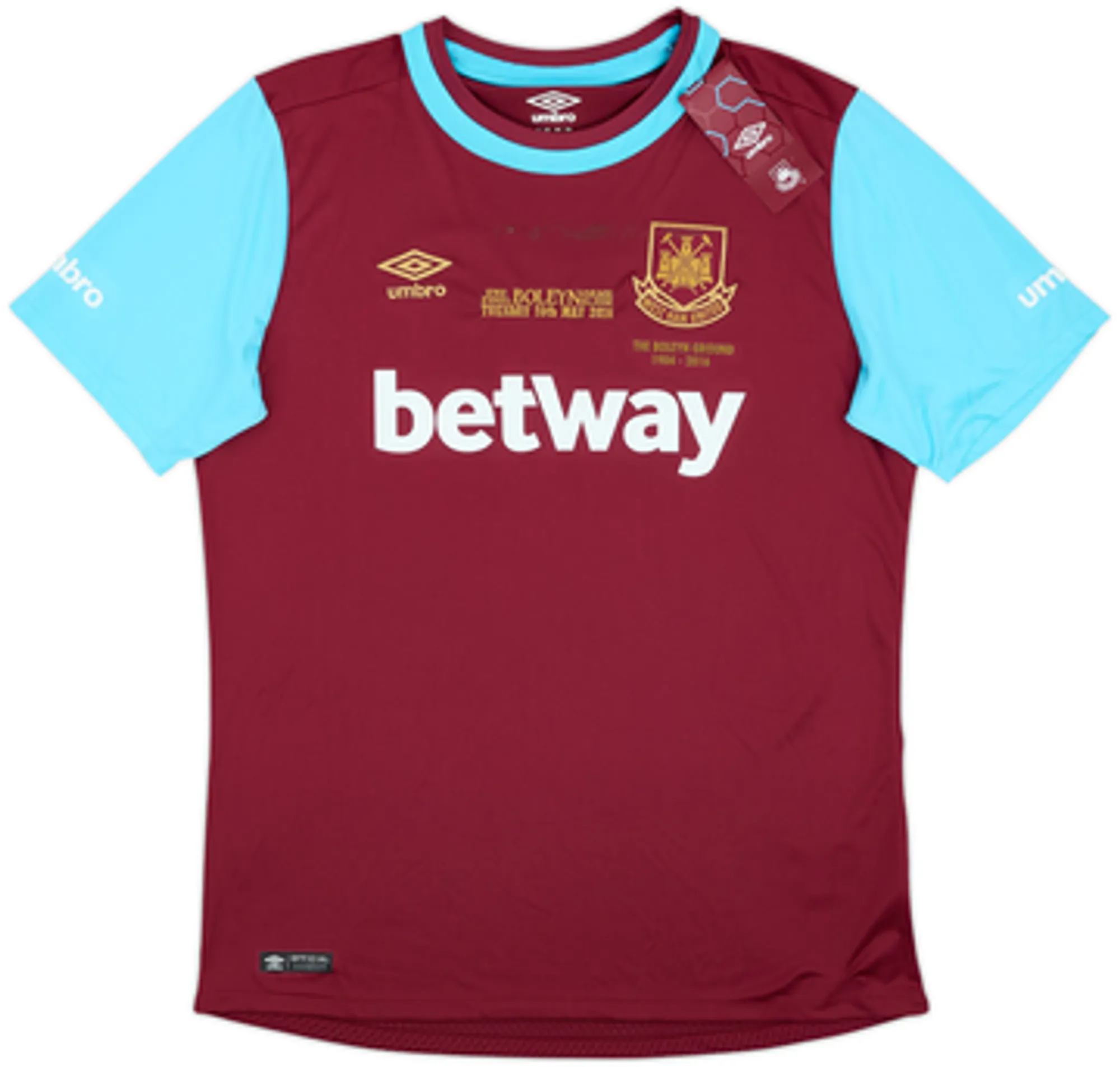 2015-16 West Ham 'Boleyn' Home Shirt Noble #16 (L)