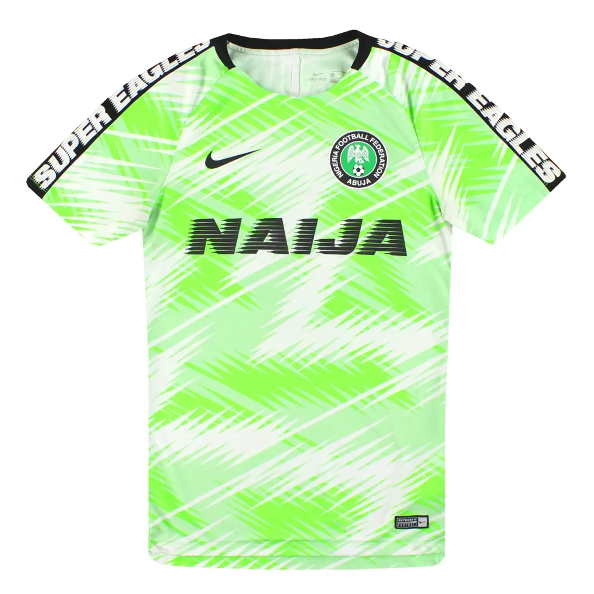 2019 Nigeria Nike Training Shirt S - Nigeria / Excellent 