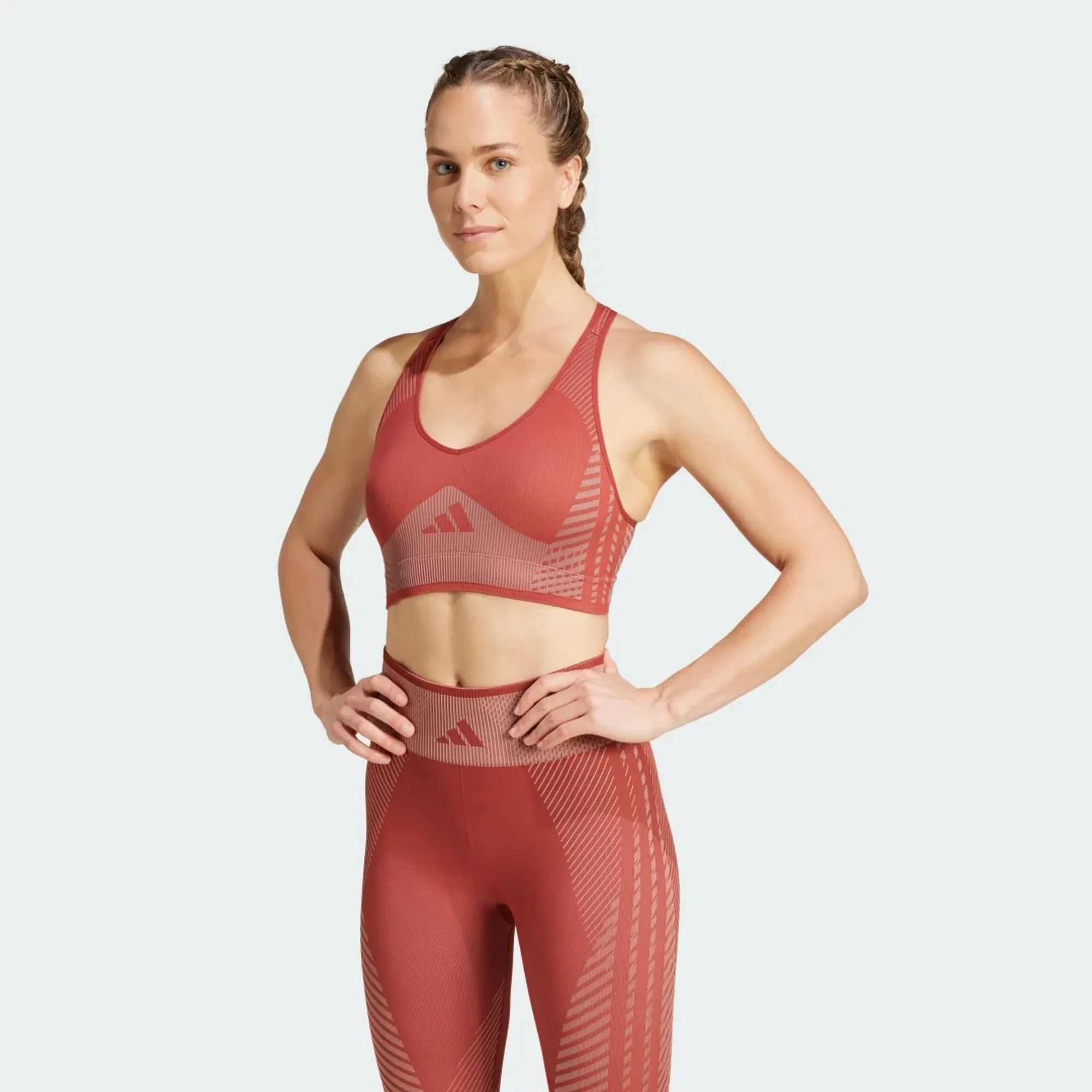 adidas AEROKNIT Training Light Support Bra