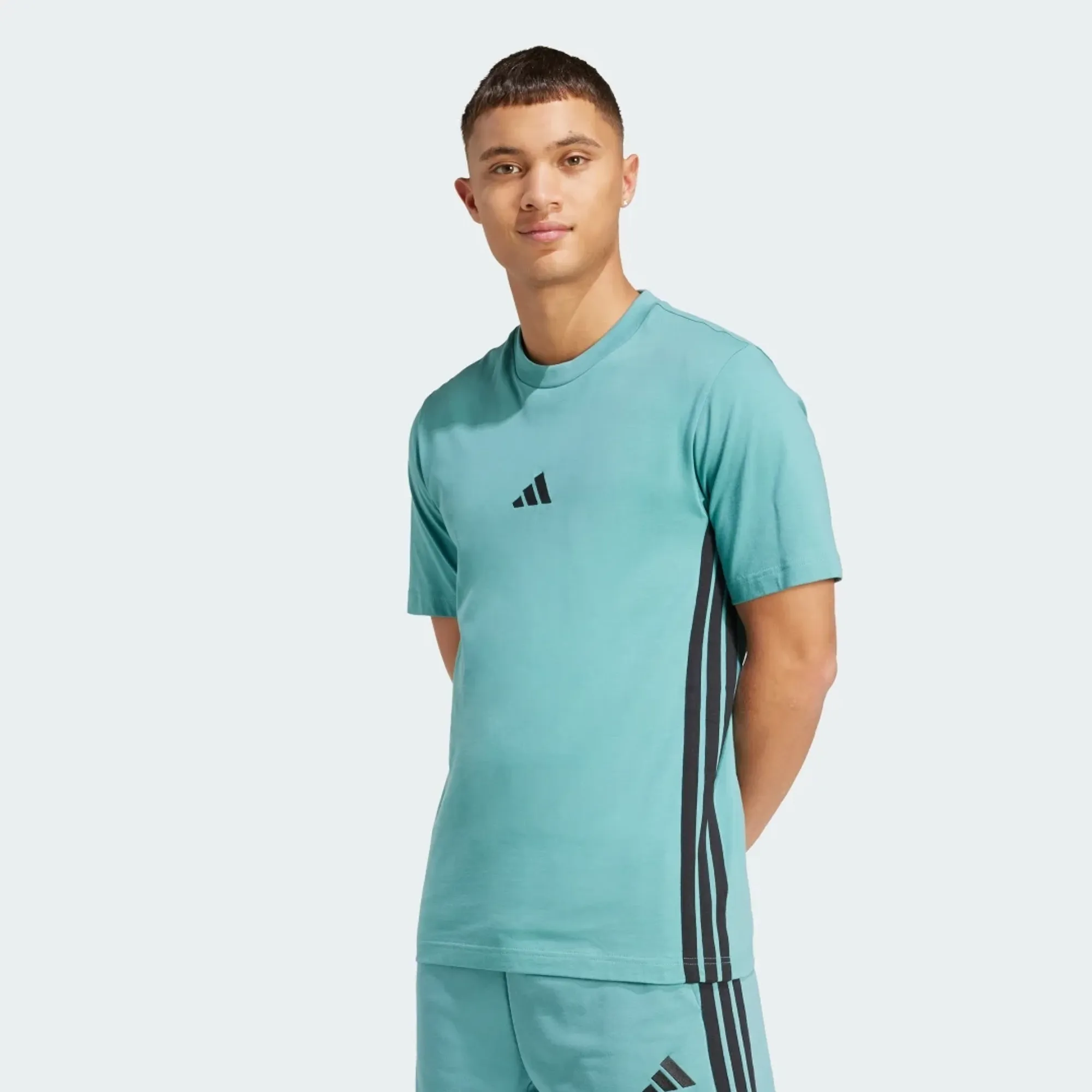 adidas Essentials 3-Stripes Single Jersey T-Shirt