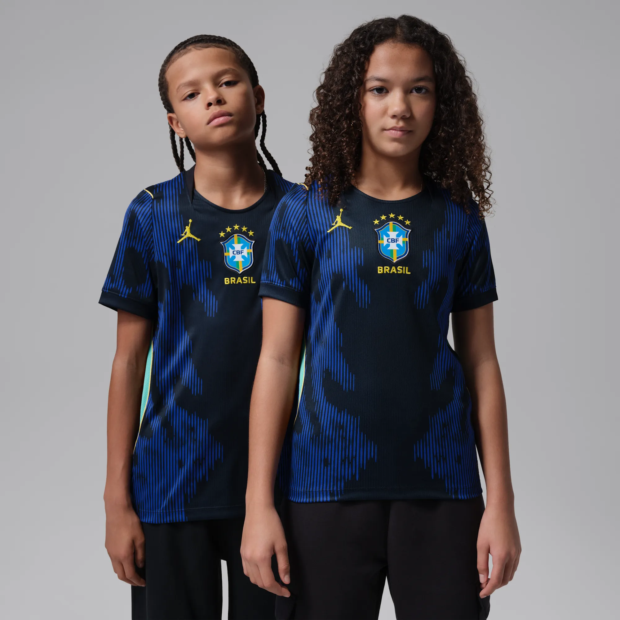 Nike Jordan Nike Brazil 2026 Stadium Away Jordan Dri-FIT Football Replica Shirt - Old Royal