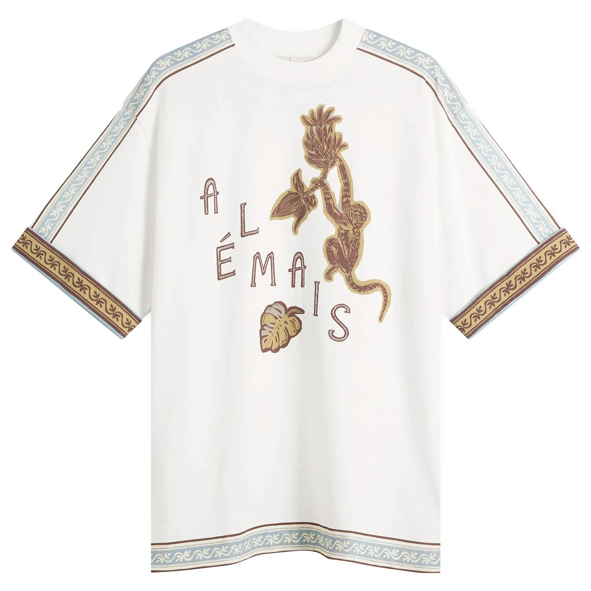 ALÉMAIS Women's Monkey Dance T-Shirt Cream