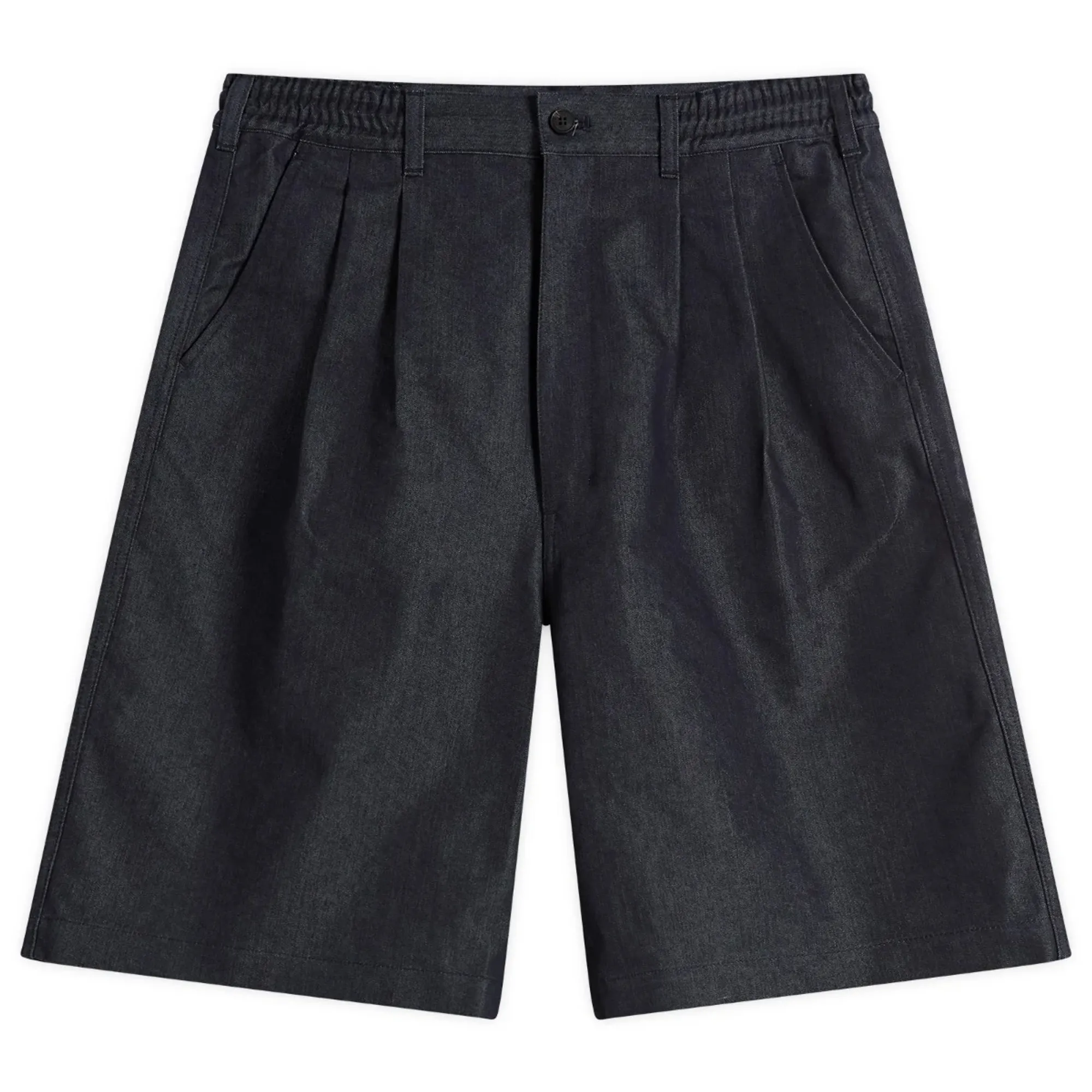 Comme des Garçons Homme Men's Denim Shorts Navy White