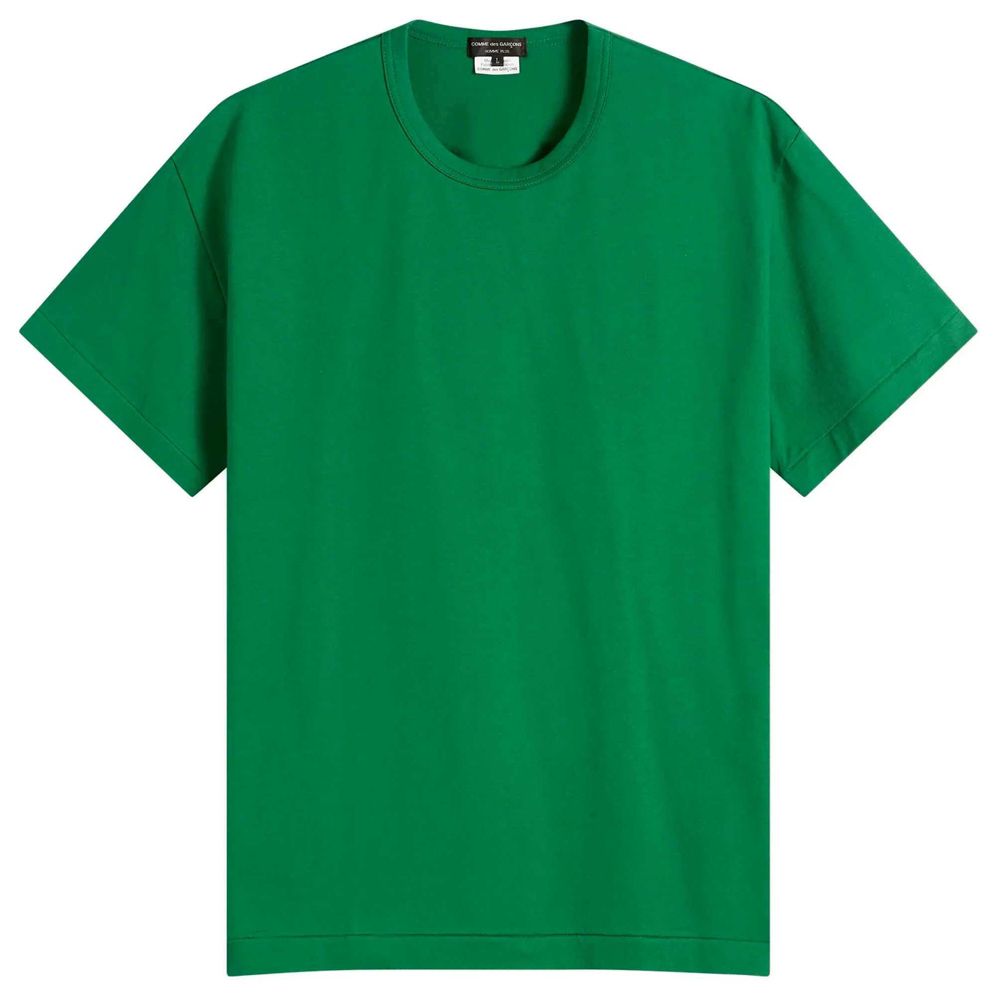 Comme des Garçons Homme Plus Men's Plain Cotton T-Shirt Green