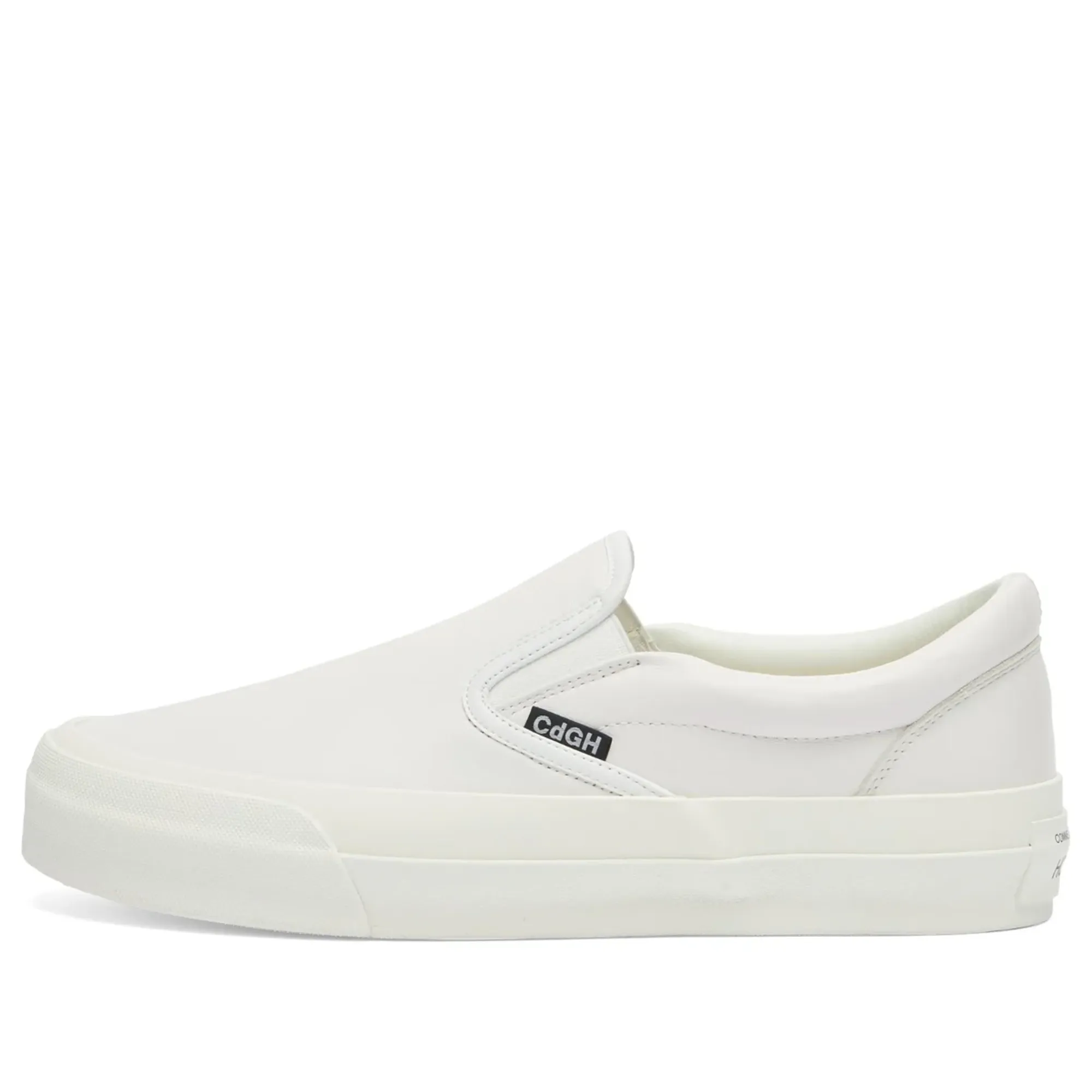 Comme des Garçons Homme Men's Steer Slip OnSneakers White