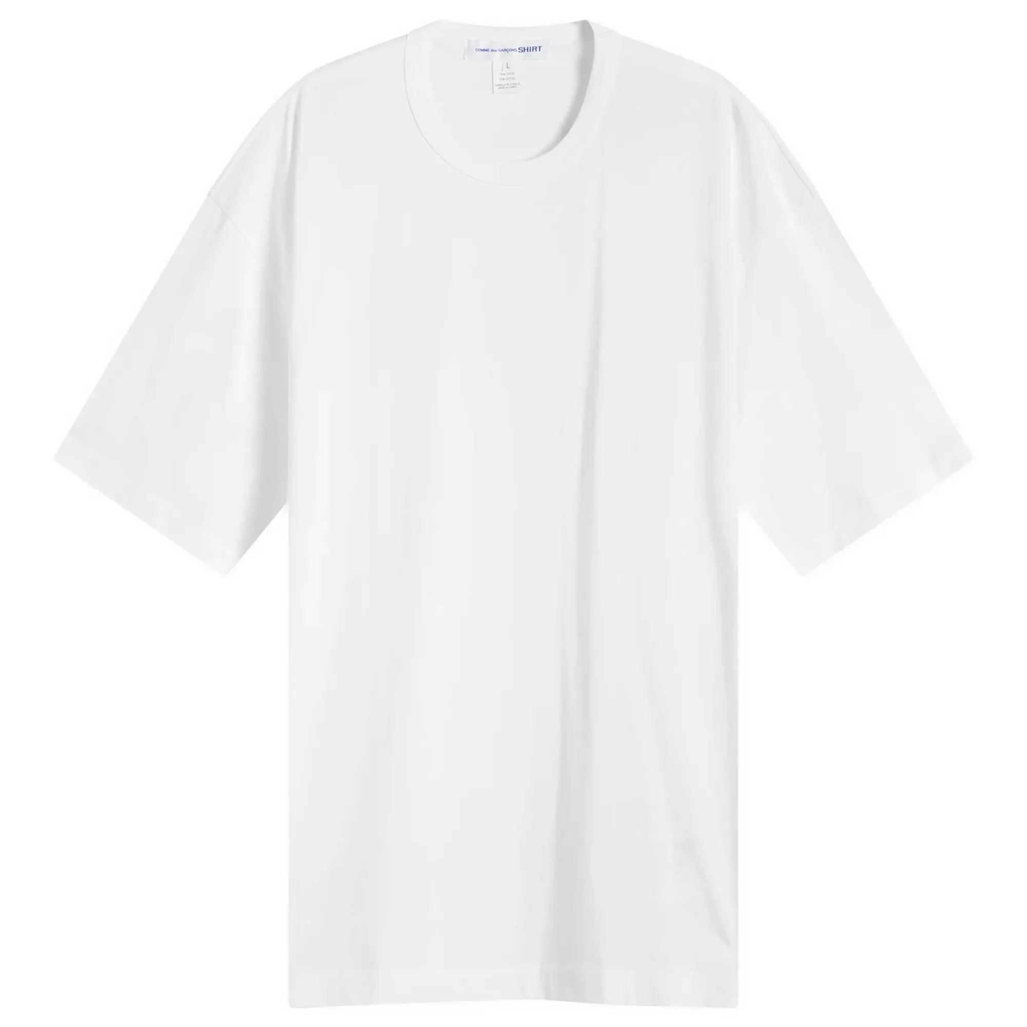 Comme des Garçons SHIRT Men's Oversized Printed Jersey White