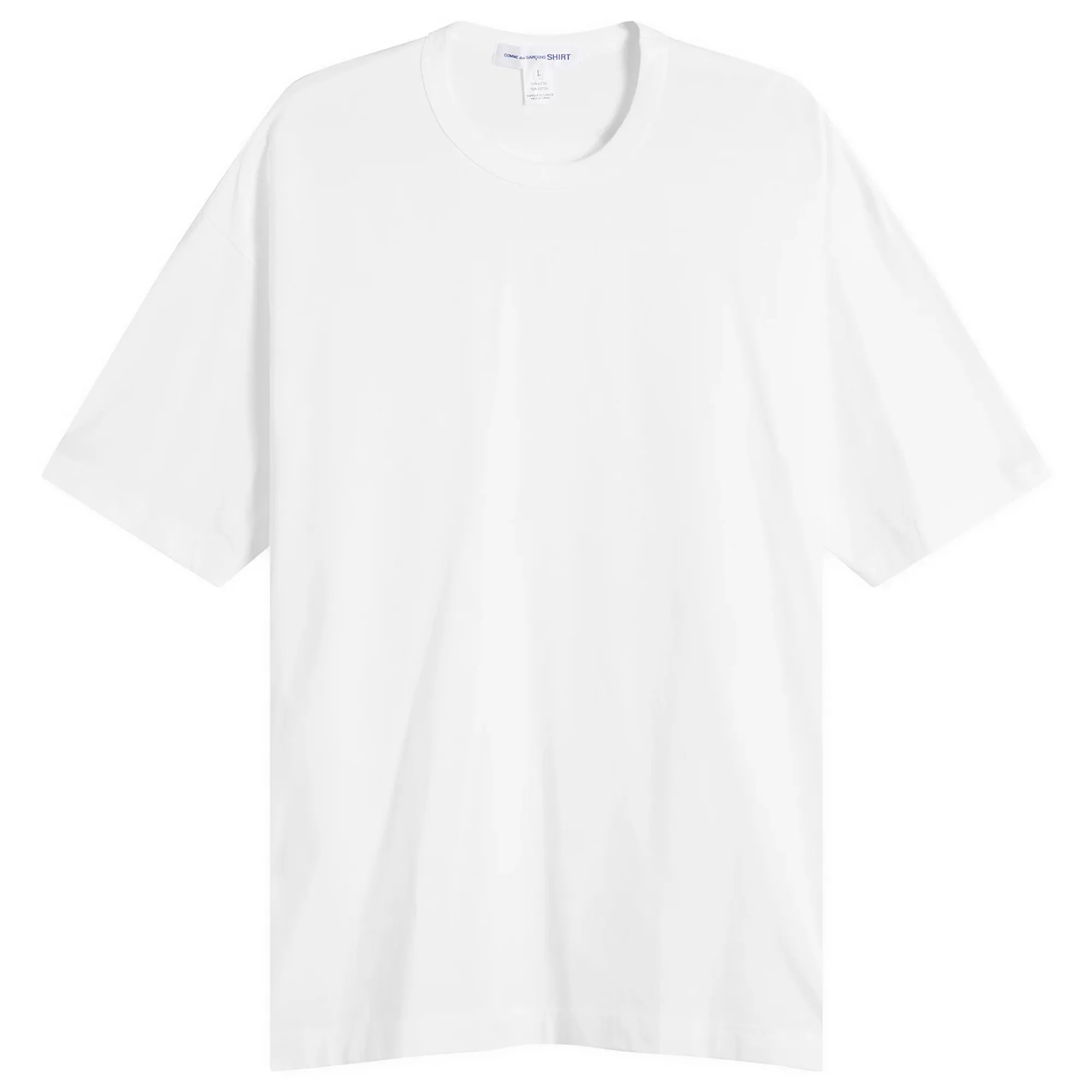 Comme des Garçons SHIRT Men's Oversized Cotton Jersey White