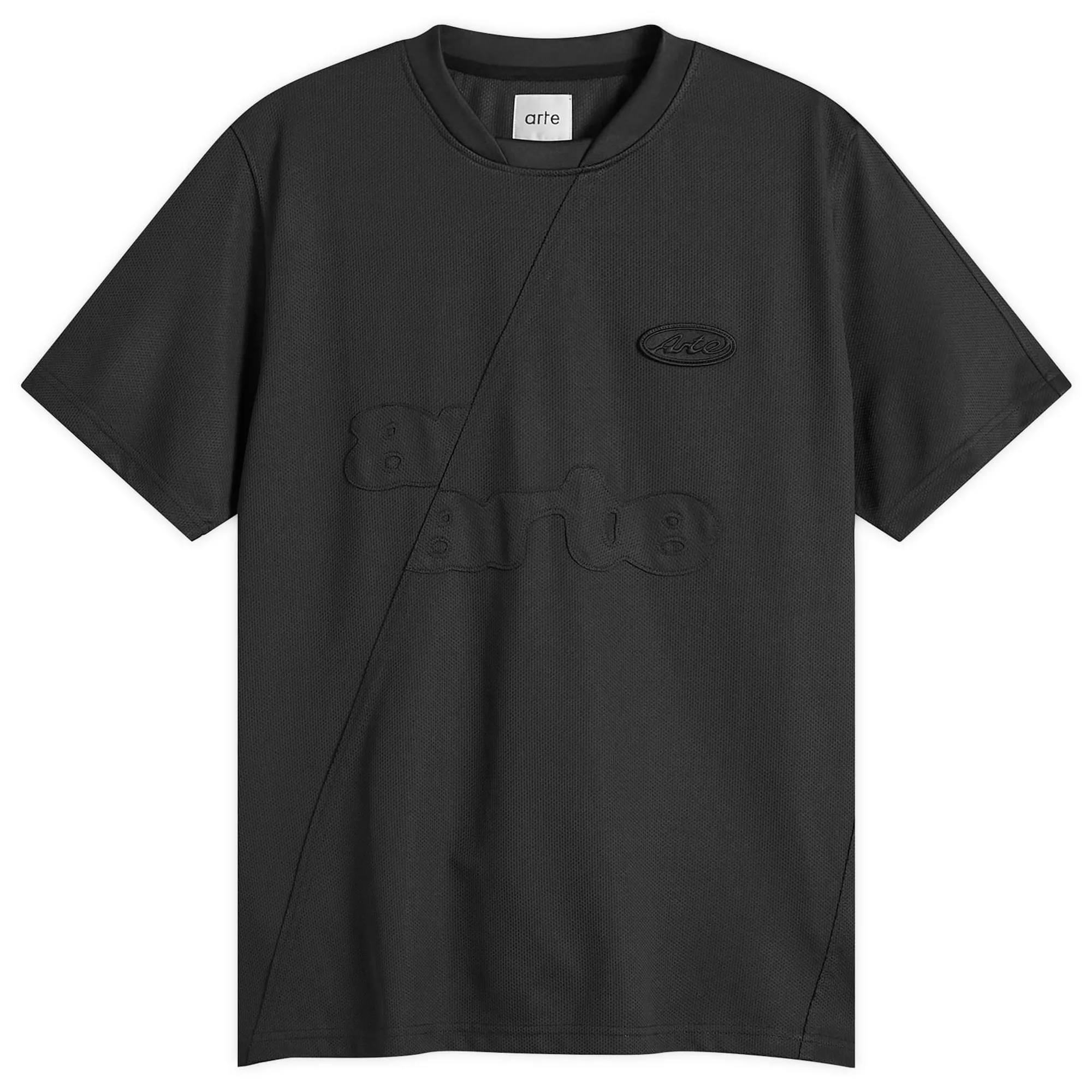 Arte Men's Football T-Shirt Black