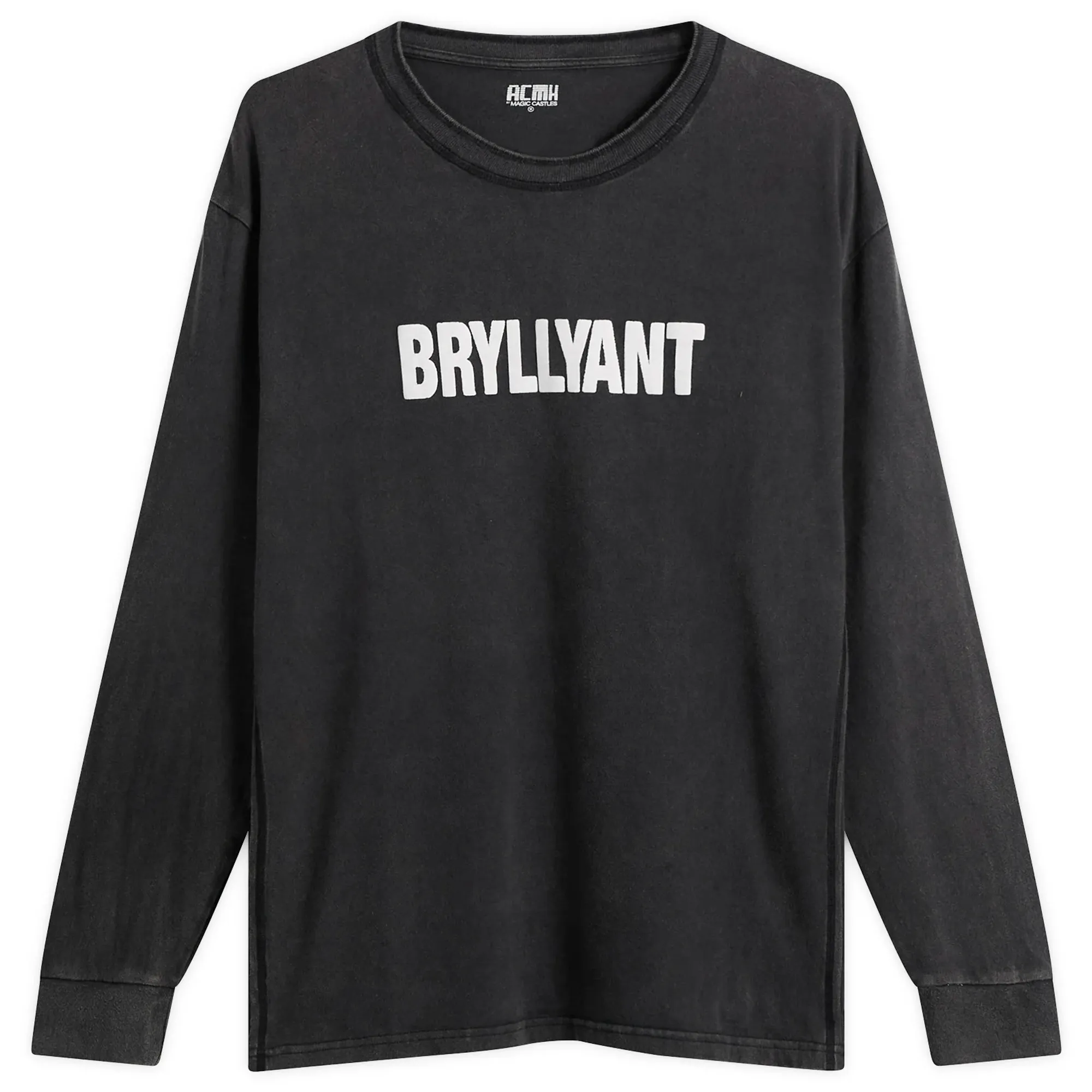 ACMH by Magic Castles Men's Bryllyant Long Sleeve T-Shirt Vintage Black