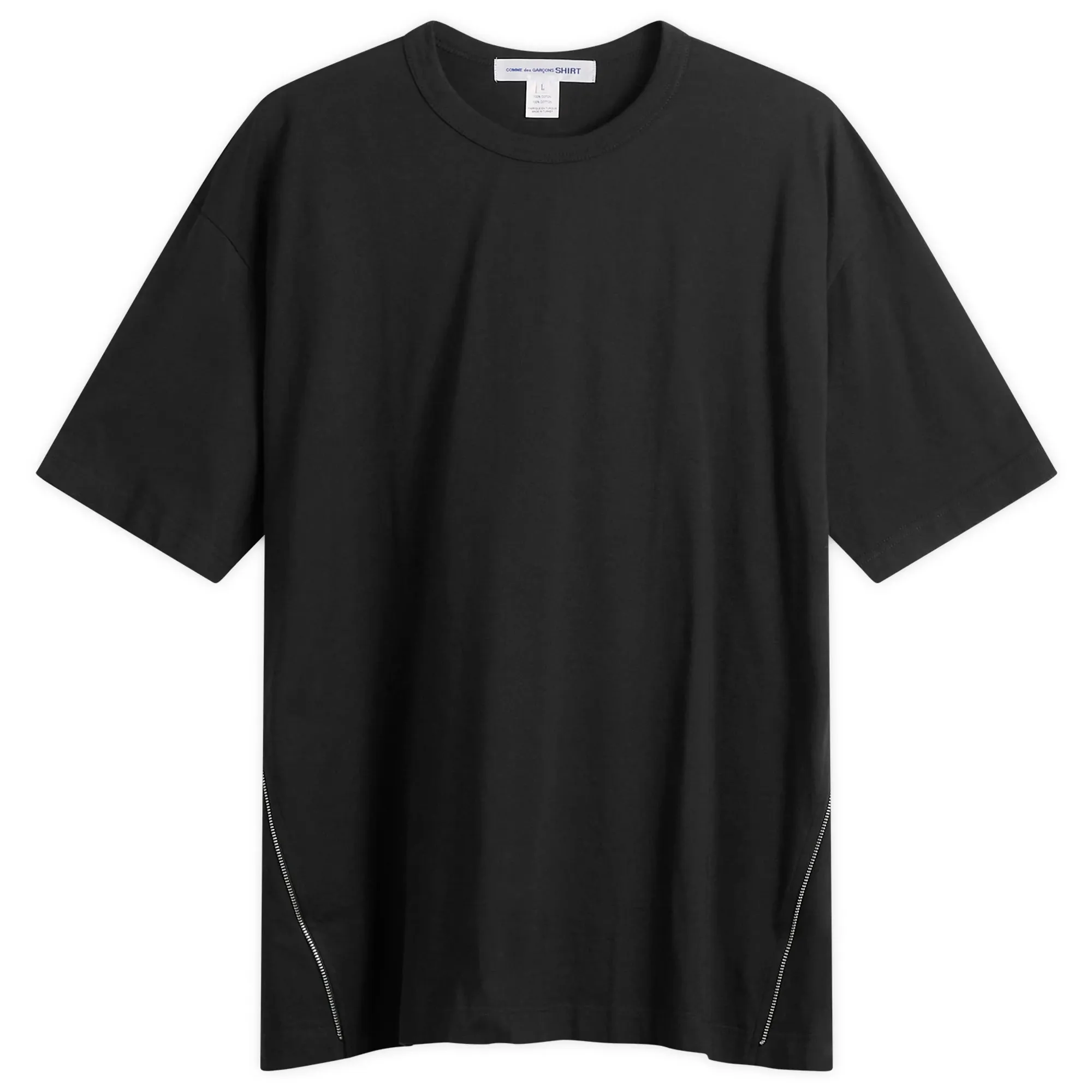 Comme des Garçons SHIRT Men's Oversized Cotton Jersey Black