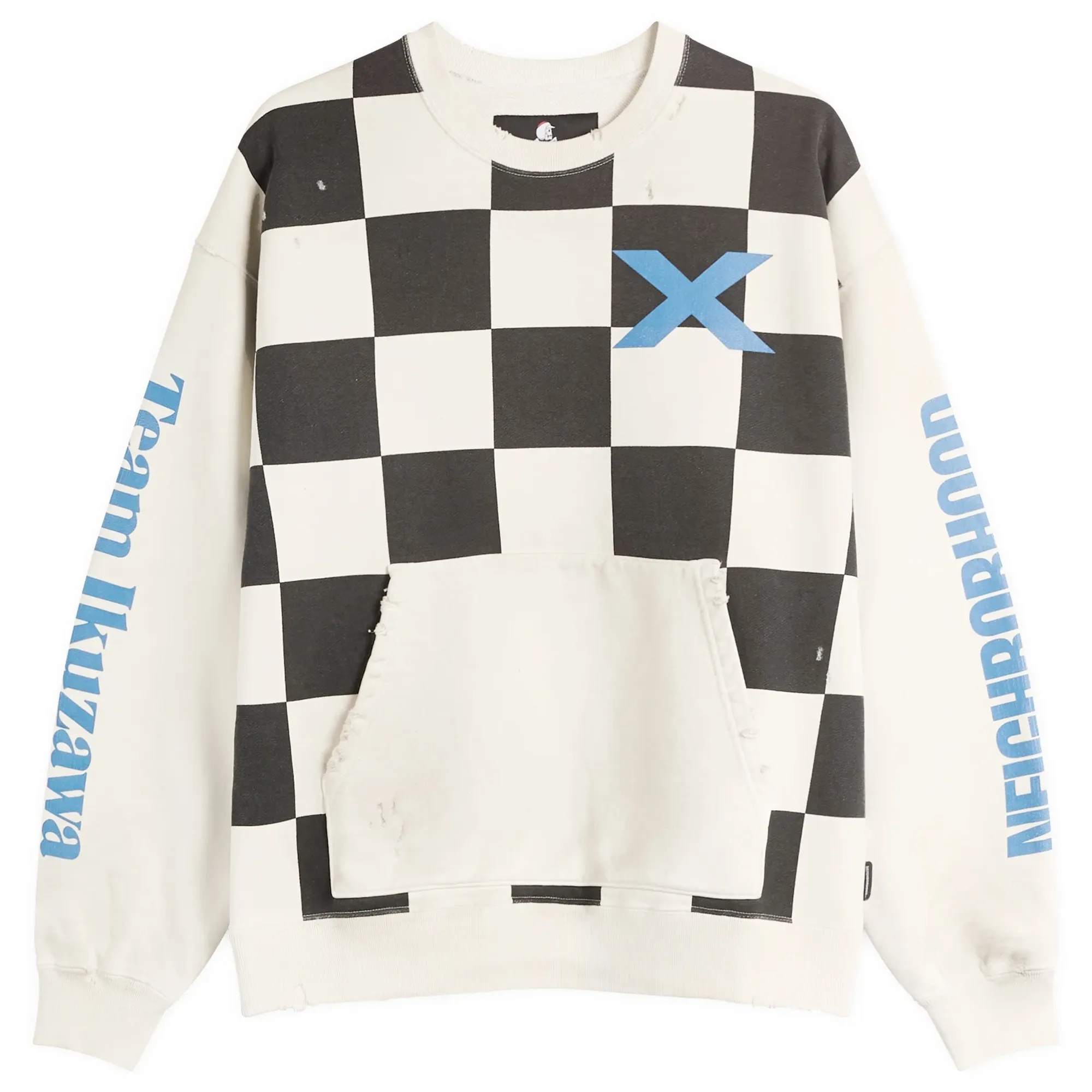 Team Ikuzawa Men's x Neighborhood Savage Sweatshirt Black/White