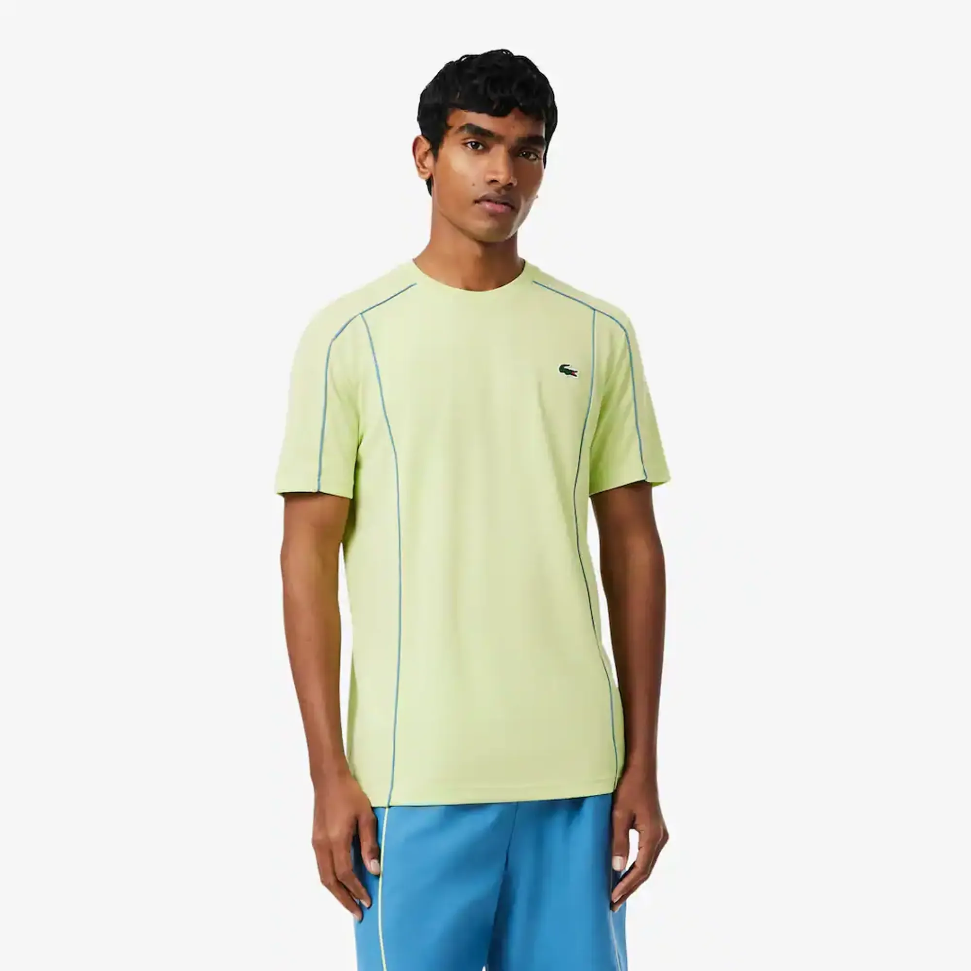 Lacoste Ultra Dry Trim Accent Sport T-shirt - Pistachio Green