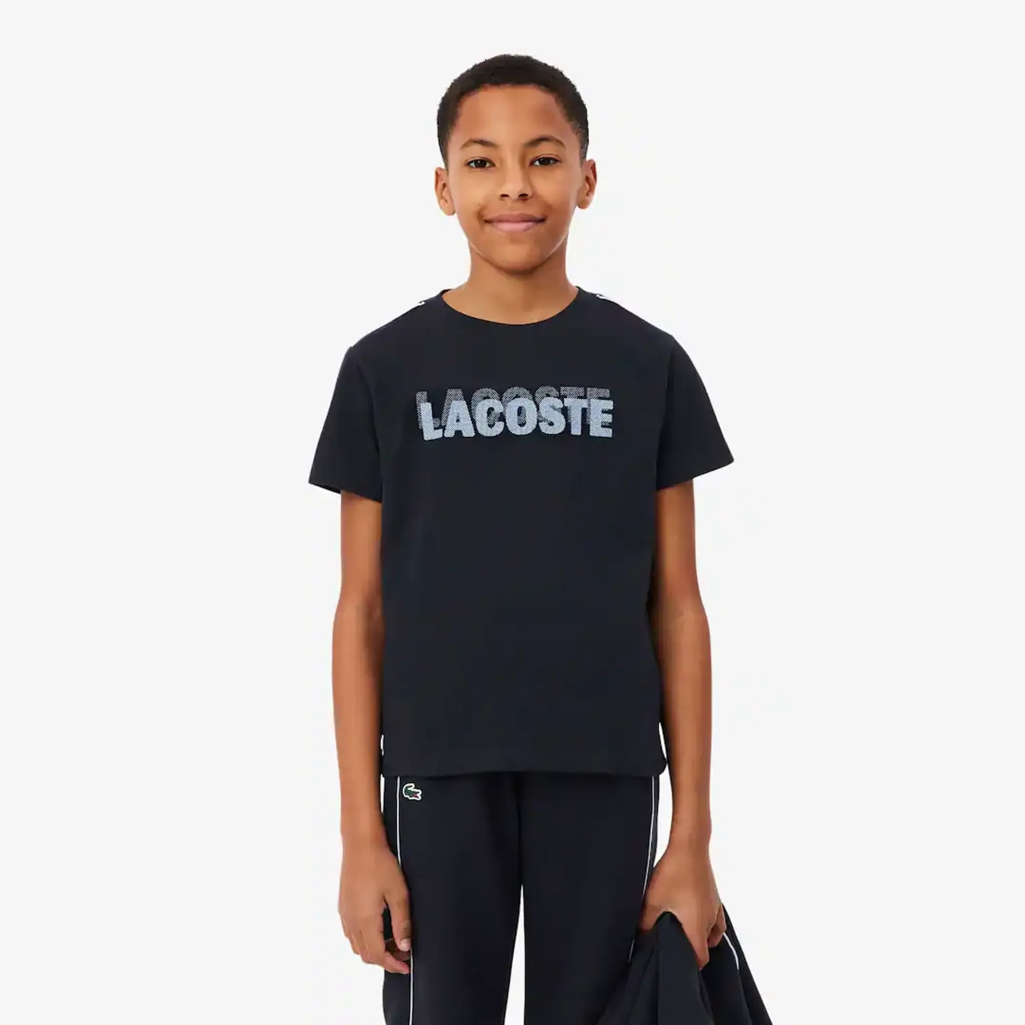 Lacoste Ultra Dry Printed Sport T-shirt - Black