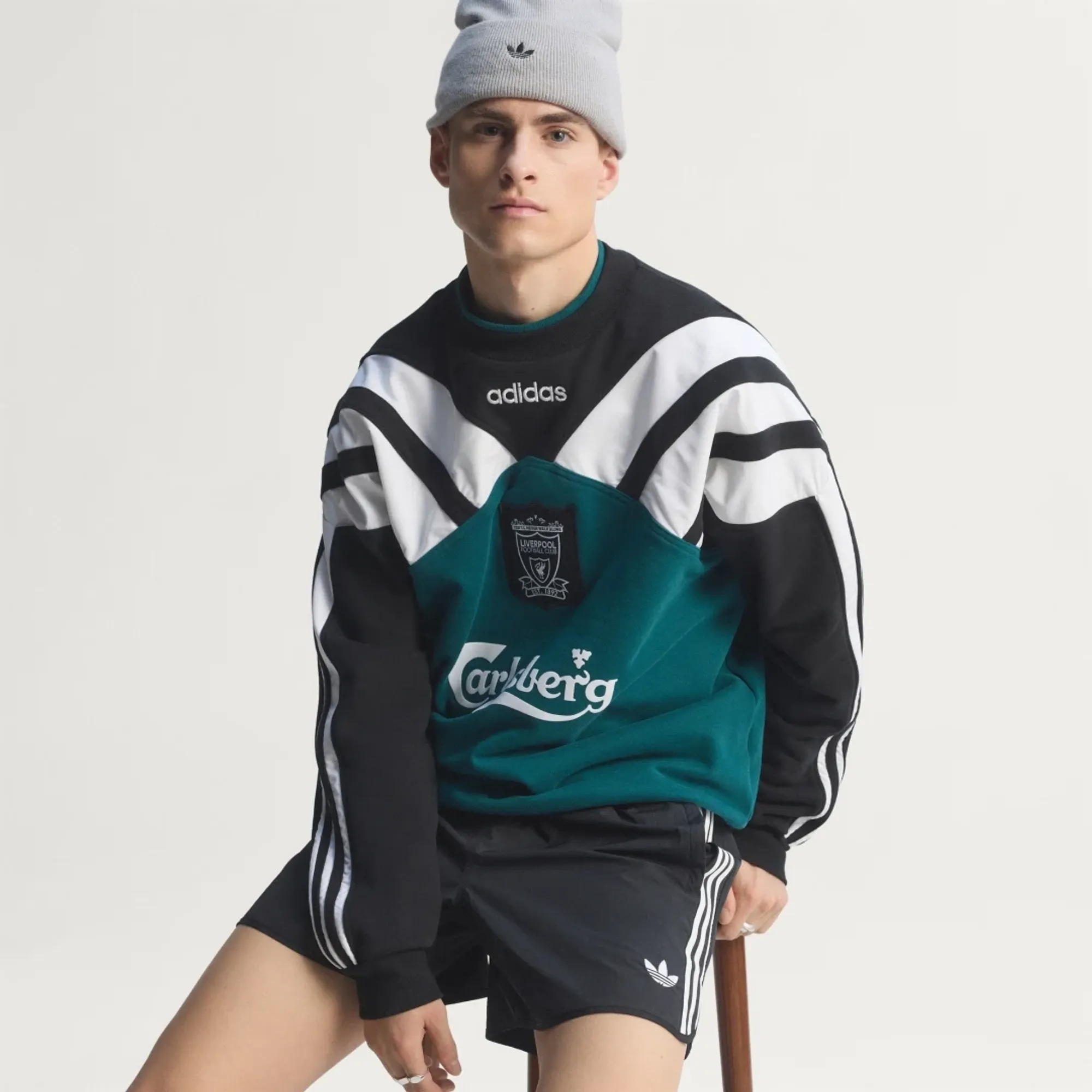 adidas Liverpool FC Crew Sweat 95