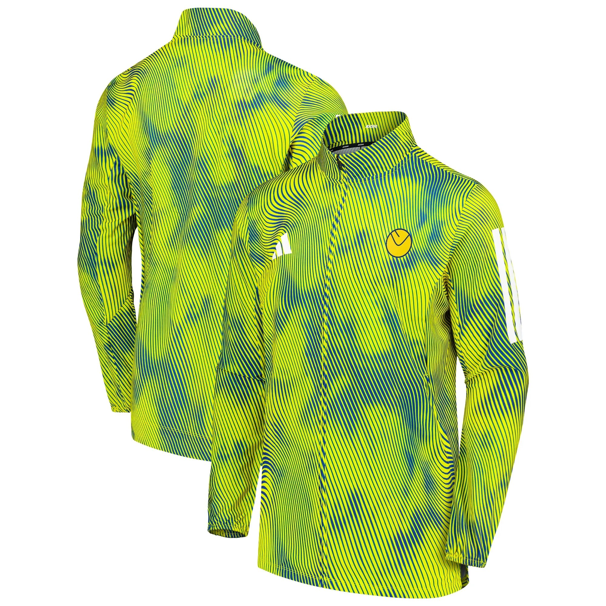 Leeds United adidas Running Jacket - Yellow