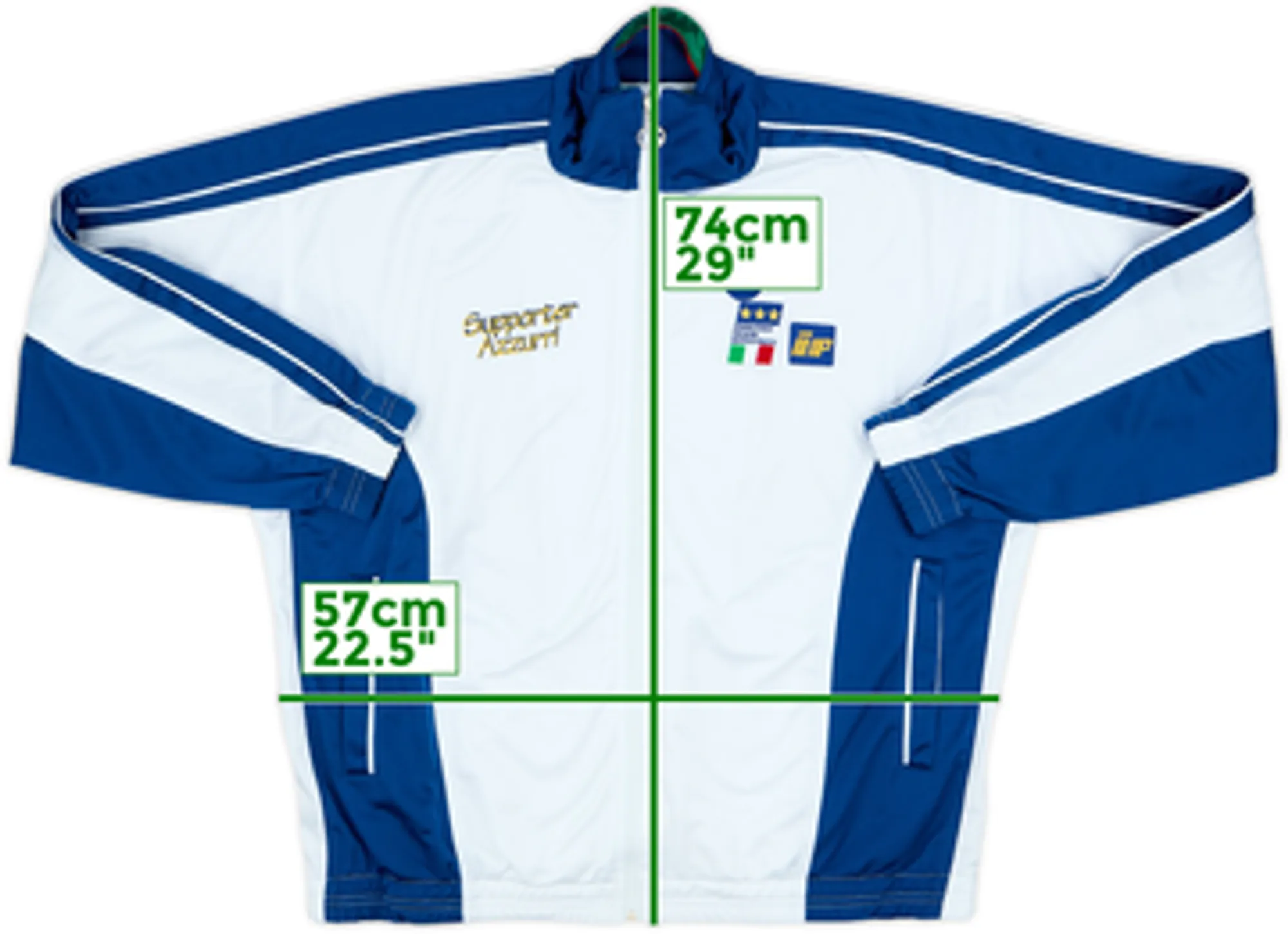 1994 Italy Diadora 'Supporter Azzurri' Track Jacket - 8/10 - (XL)