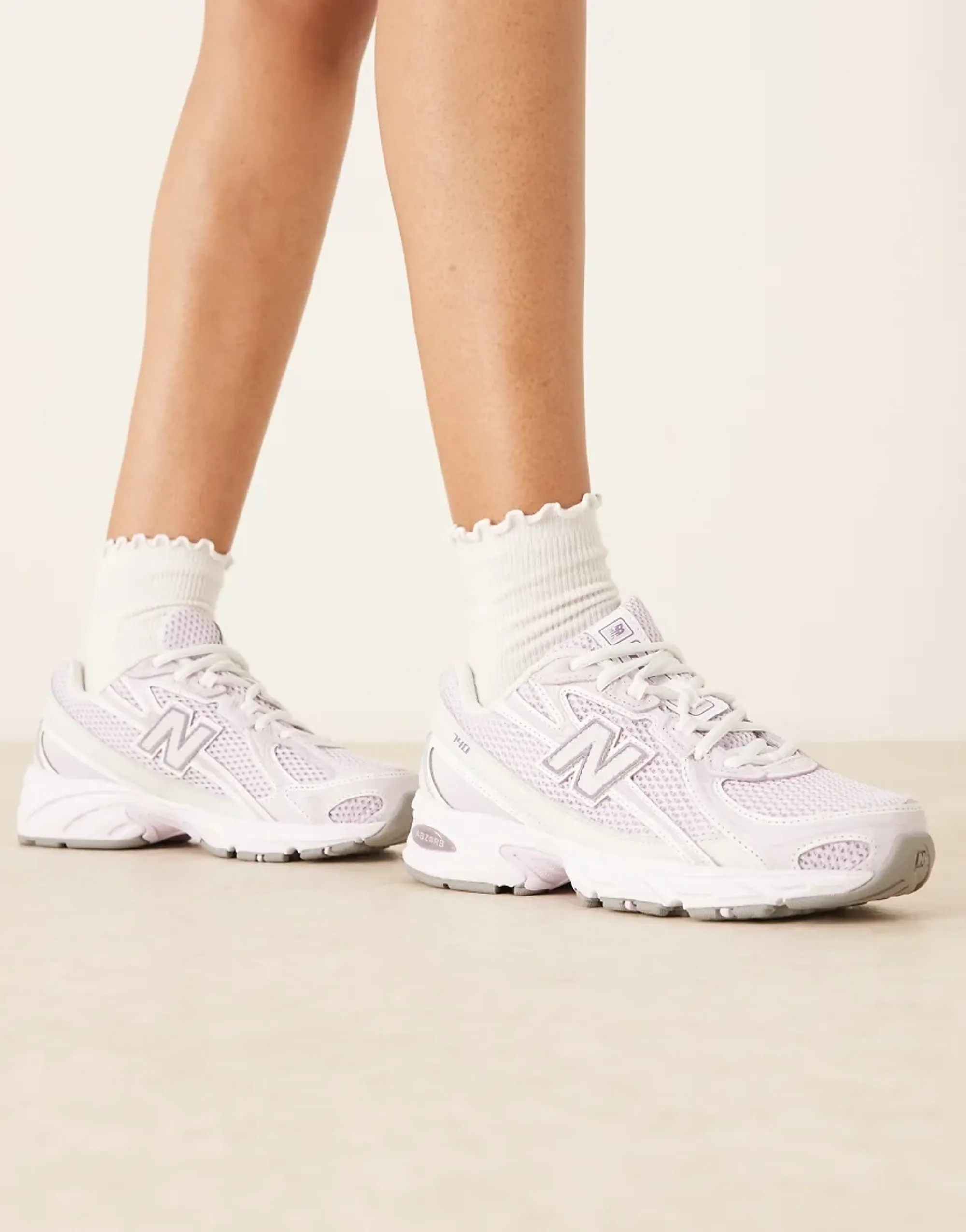 New Balance Unisex 740 in Purple/White Suede/Mesh