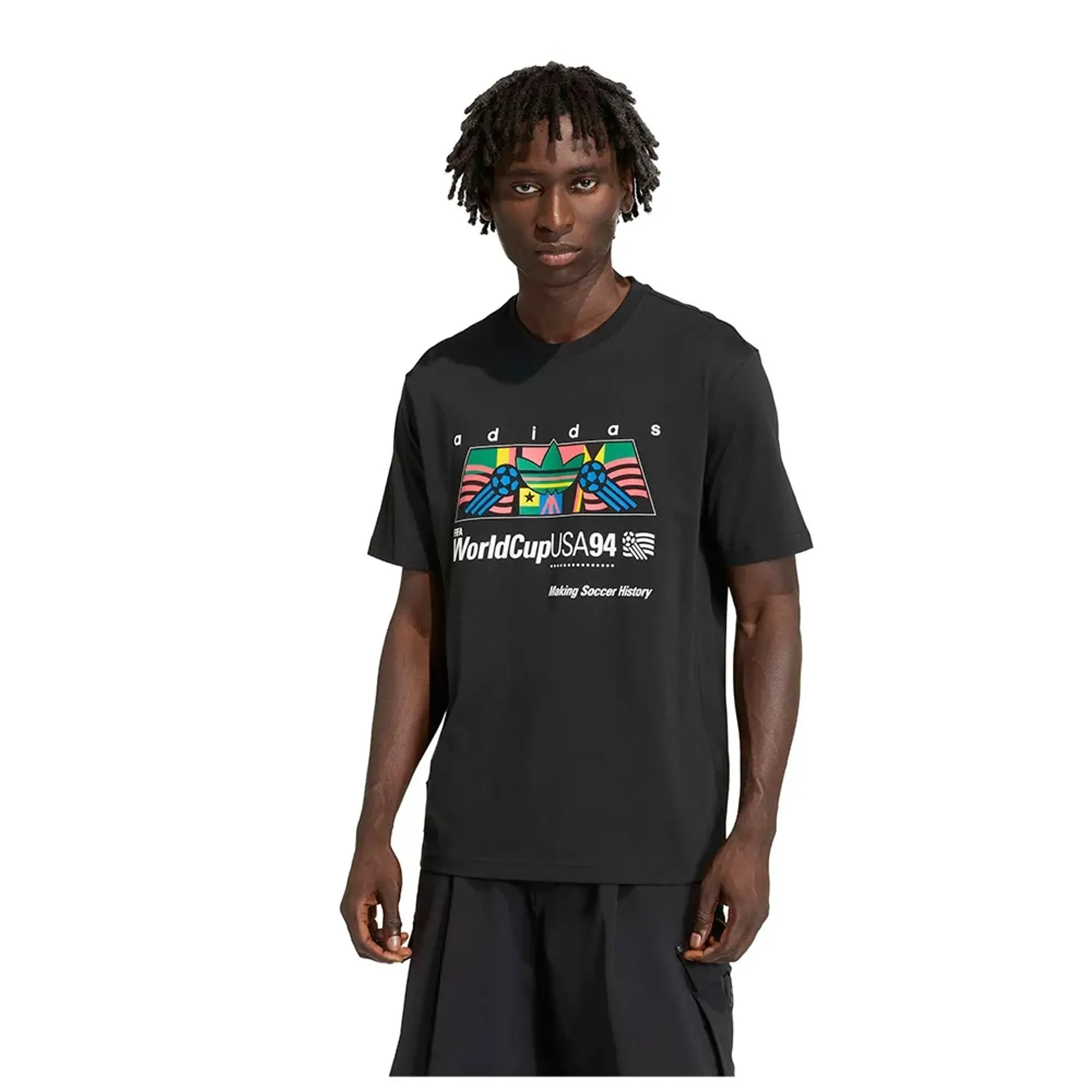 adidas Originals Archive Africa 94 Graphic T Shirt Black