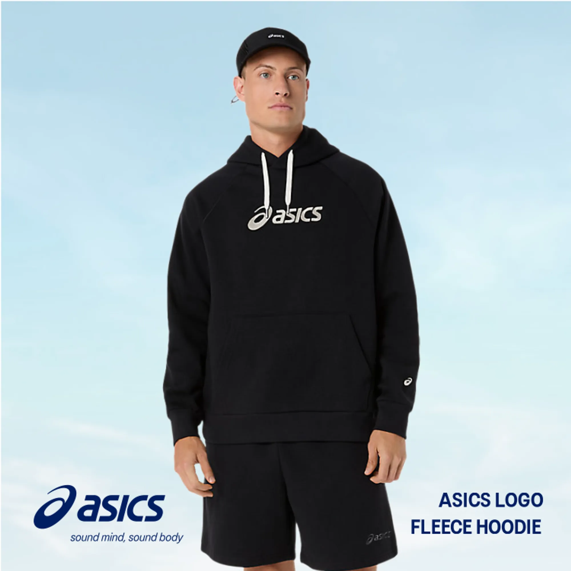 Asics Asics Logo Fleece Hoodie