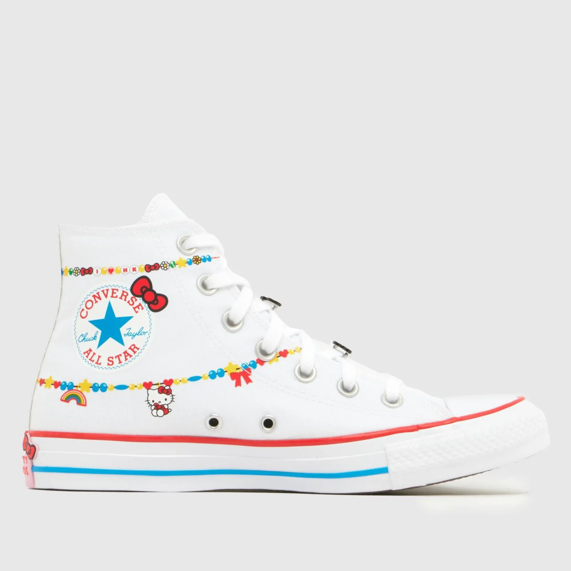 Sneakers Converse X Hello Kitty And Friends Chuck Taylor All Star Hi White/ Red/ Yellow Eur 41
