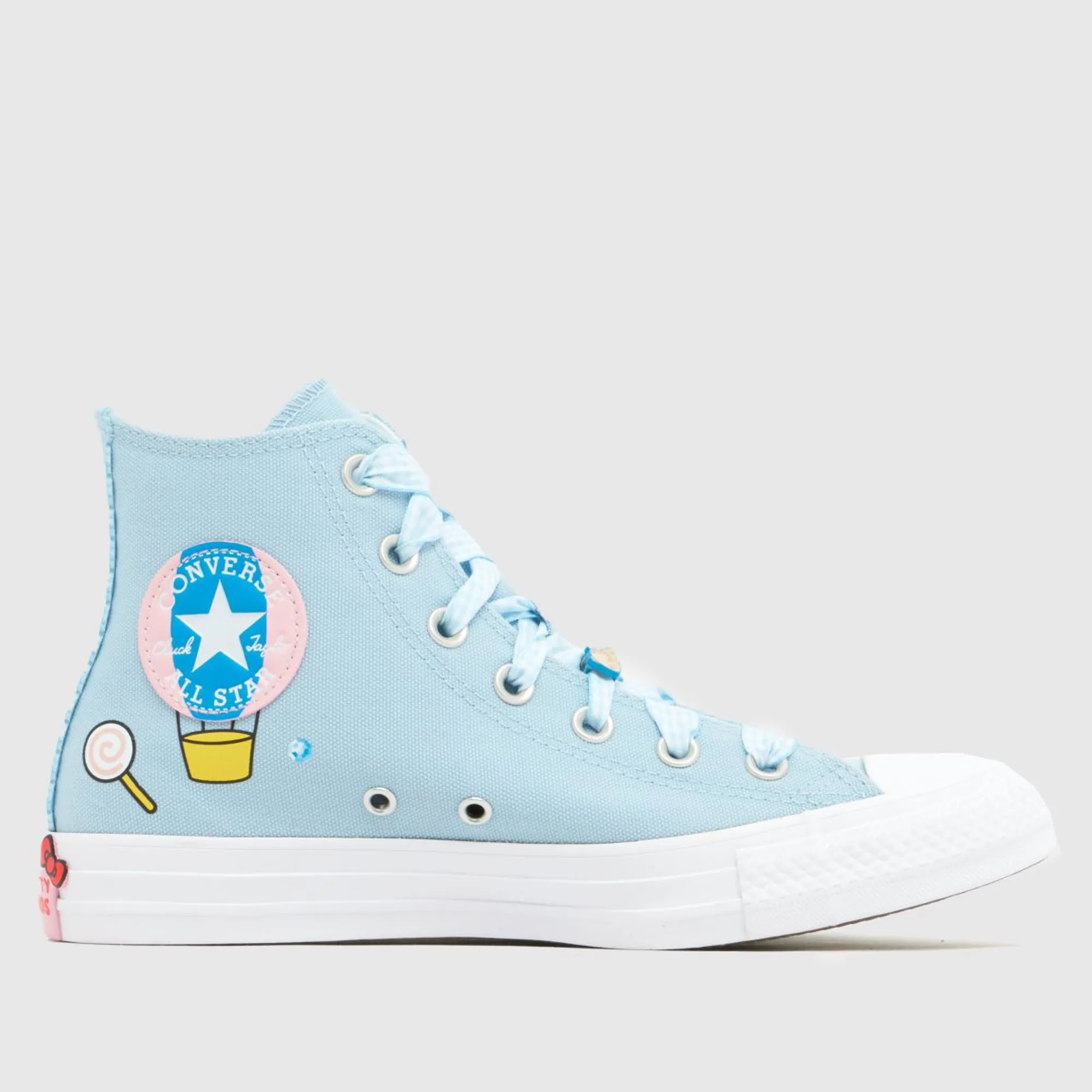 Sneakers Converse X Hello Kitty And Friendschuck Taylor All Star Hi Baby Blue/ White/ Pink Eur 38