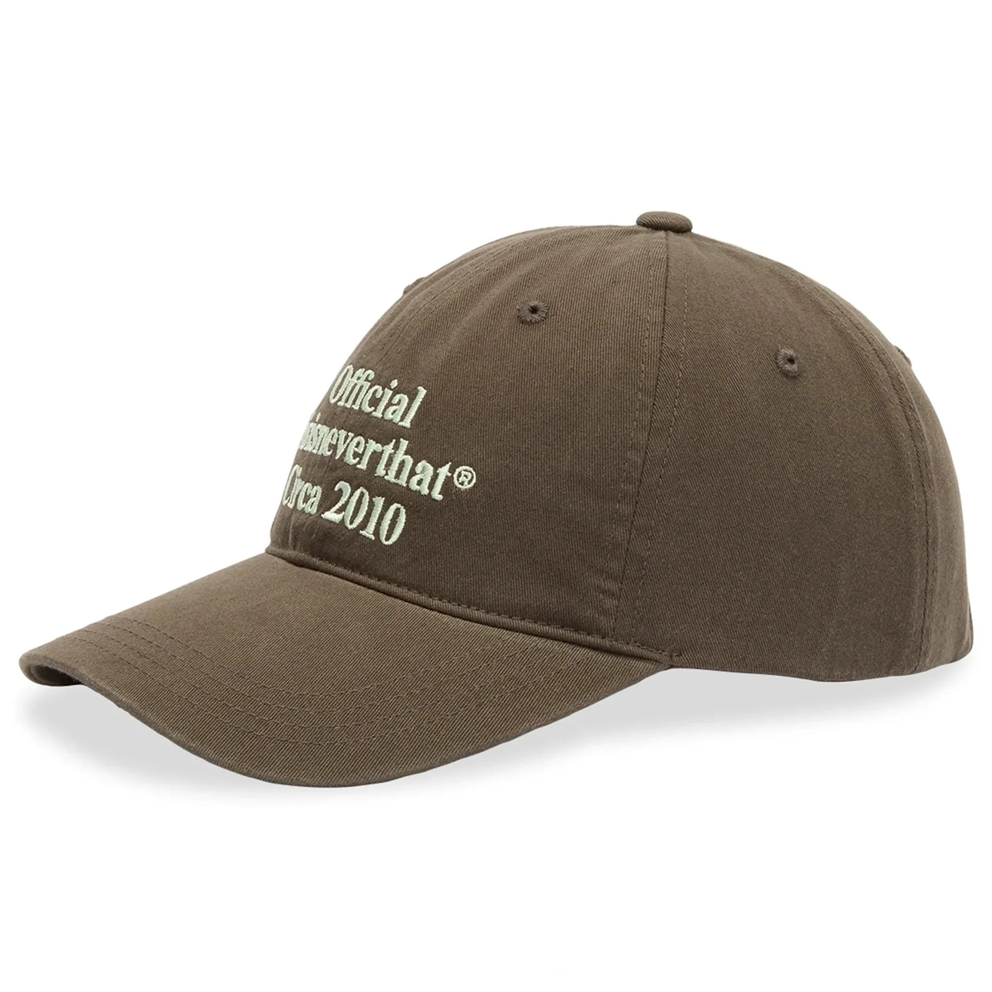 thisisneverthat Men's Times Cap Dark Brown