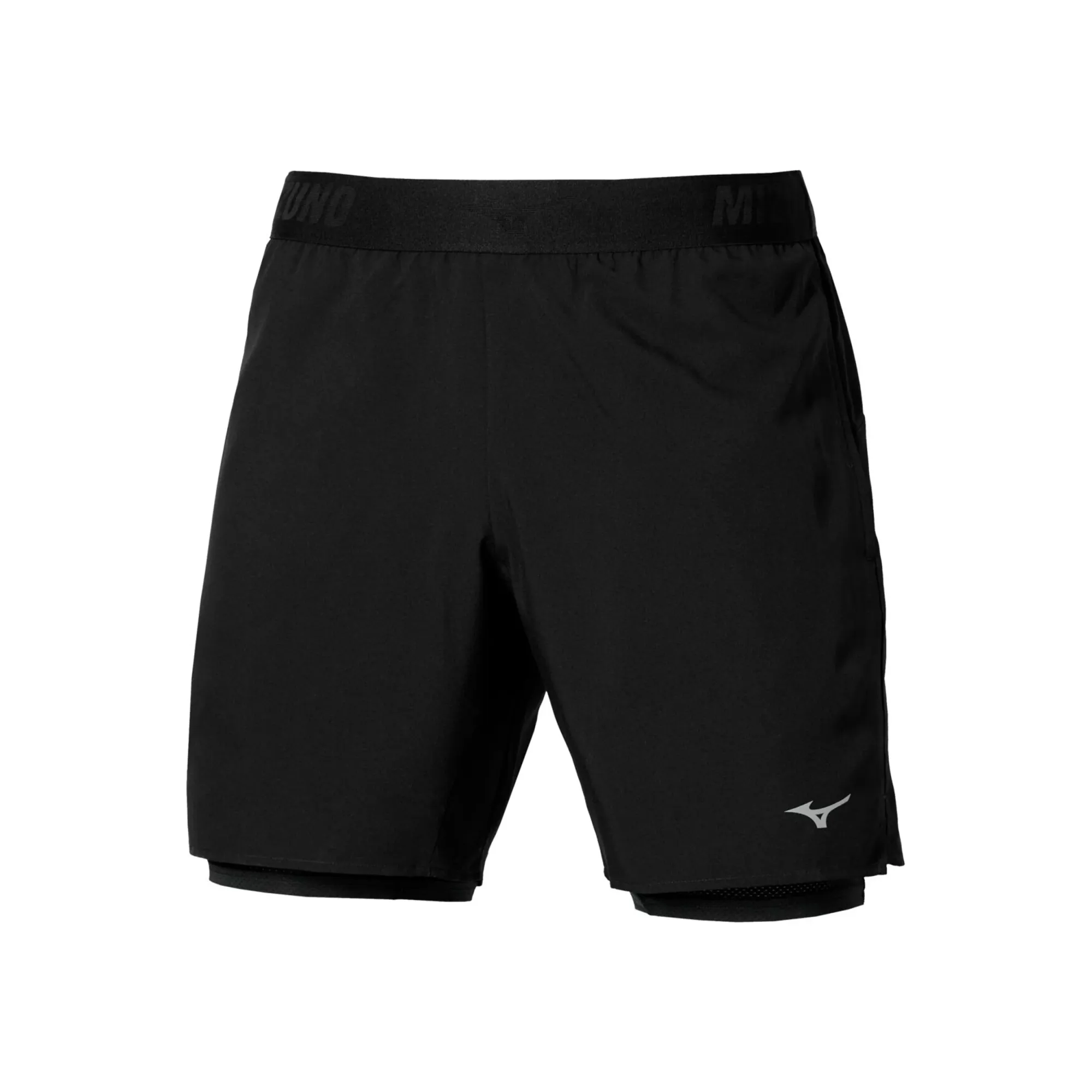 Mizuno Core 2in1 7.5in Running shorts Men - black