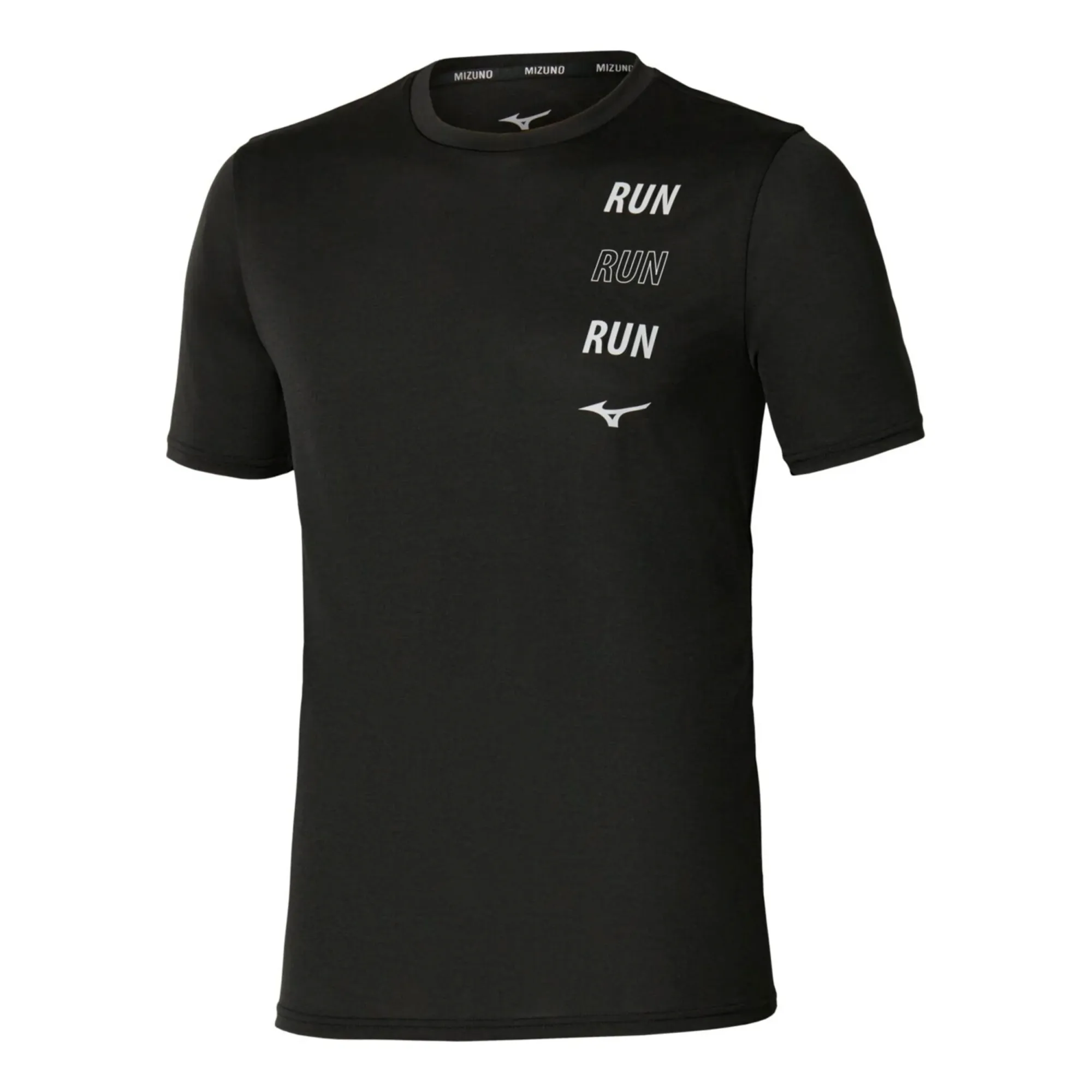 Mizuno Core Run Running shirt Men - black