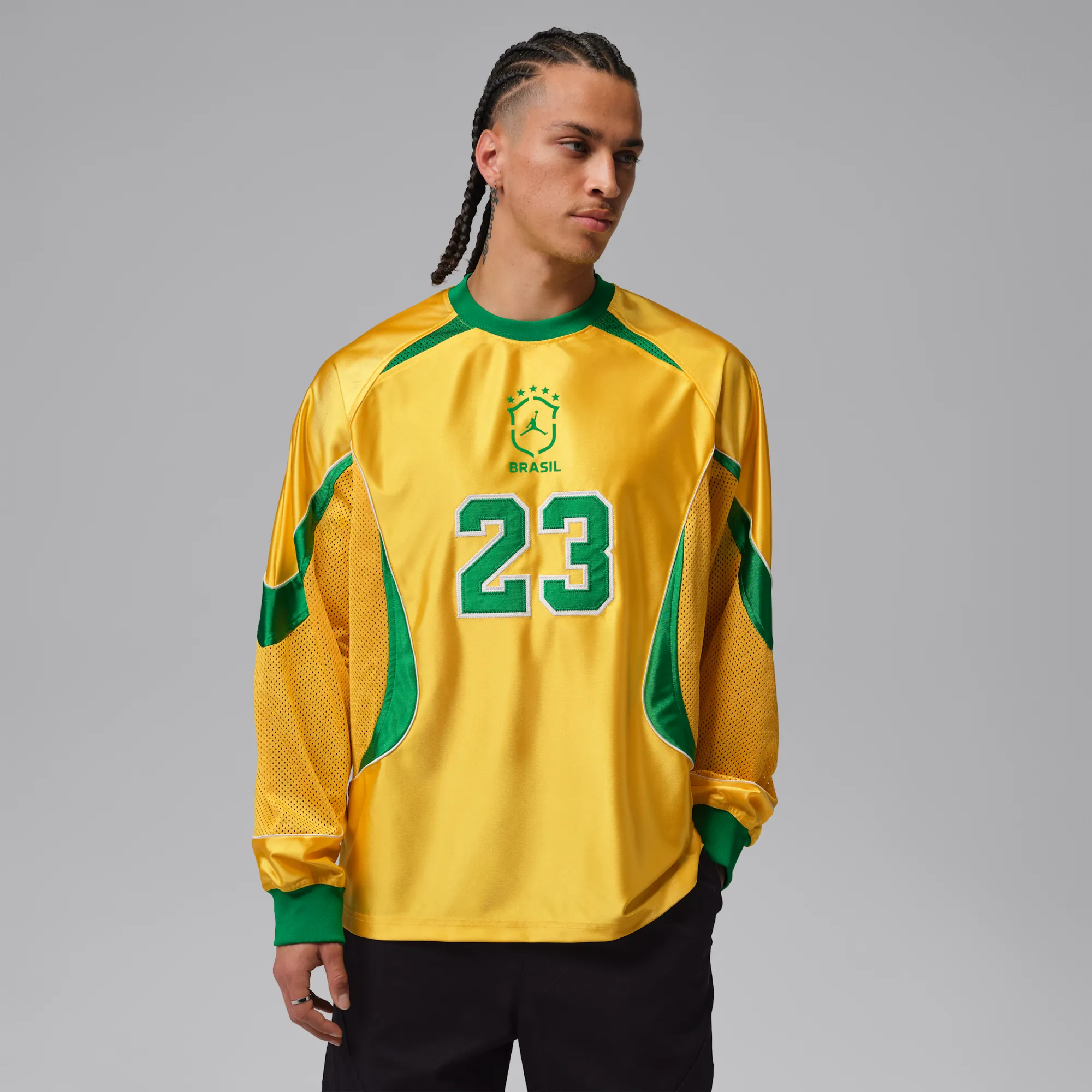 Nike Jordan Men's Goalie Top - Varsity Maize