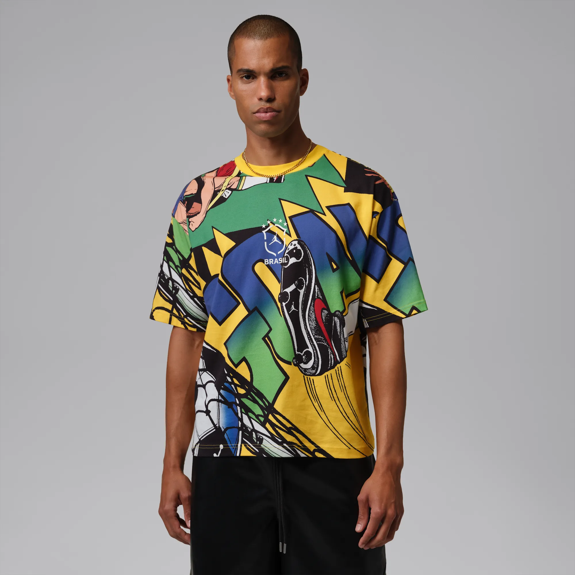 Nike Jordan Essentials Men's Boxy T-Shirt - Yellow